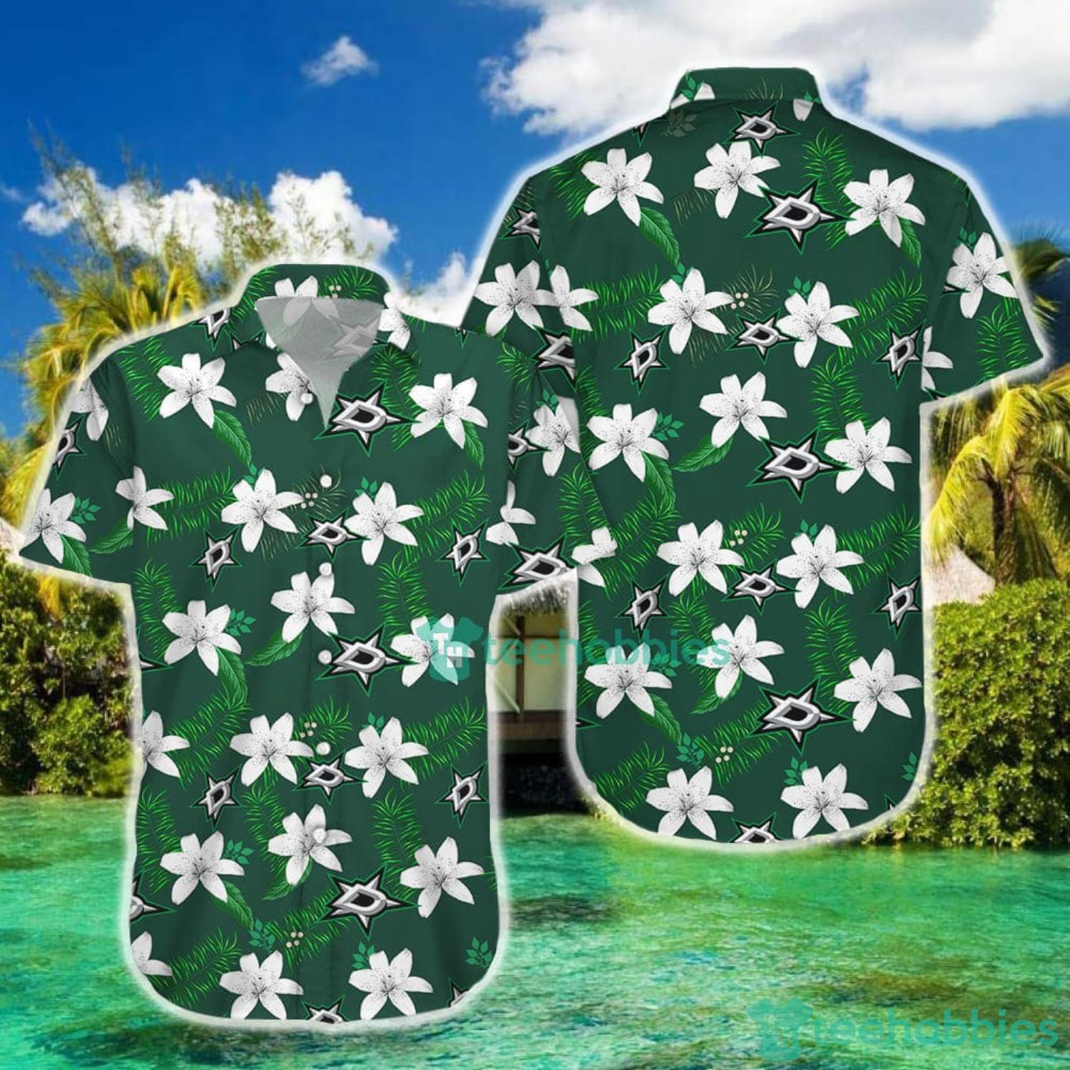 Dallas Stars All Over Print Hawaiian Aloha Shirt Hawaiian Shirt