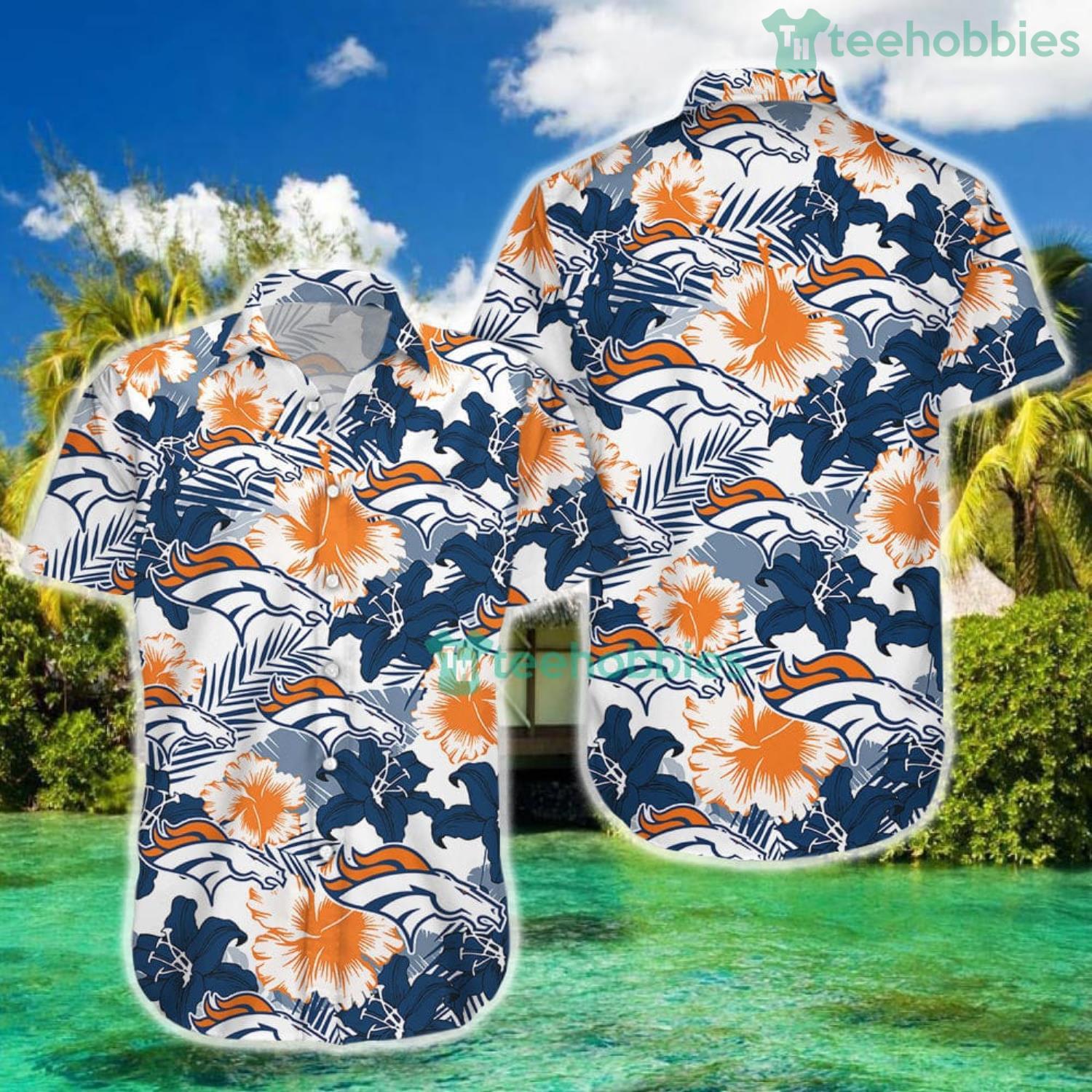 Denver Broncos NFL Hawaiian Shirt & Short For Fans