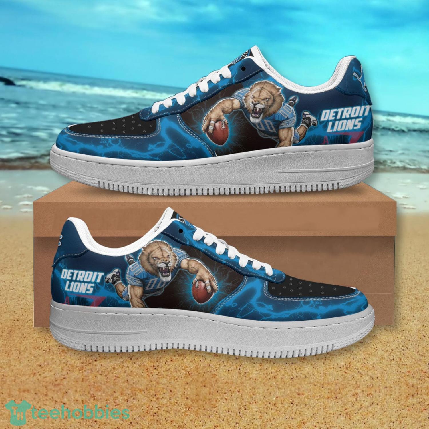 Detroit Lions NFL Black Air Force Shoes Gift For Fans Product Photo 1 Detroit Lions NFL Black Air Force Shoes Gift For Fans Product Photo 1