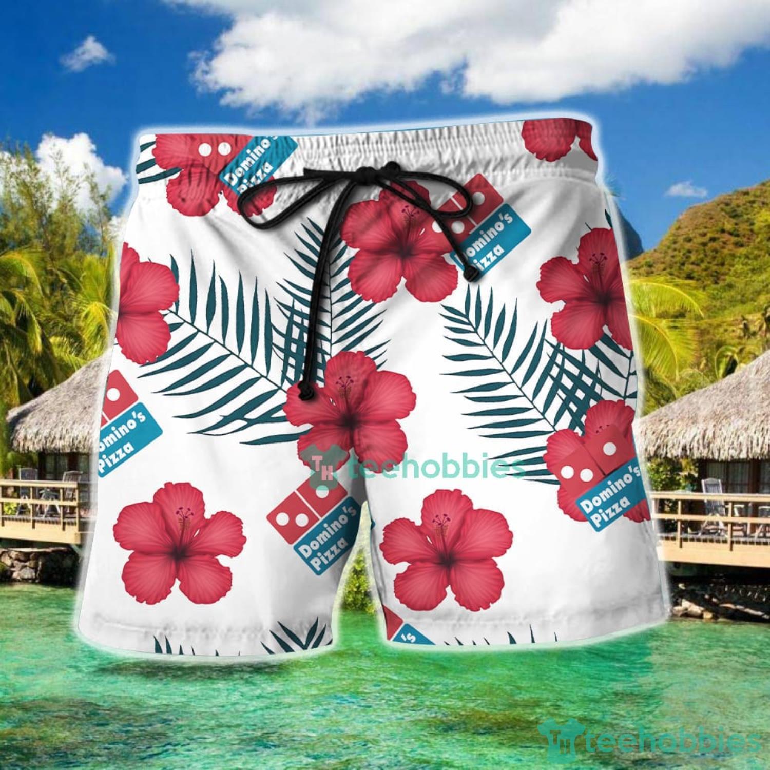Domino’S Pizza Aloha Tropical Hawaiian Shirt And Short Product Photo 4 Domino’S Pizza Aloha Tropical Hawaiian Shirt And Short Product Photo 4