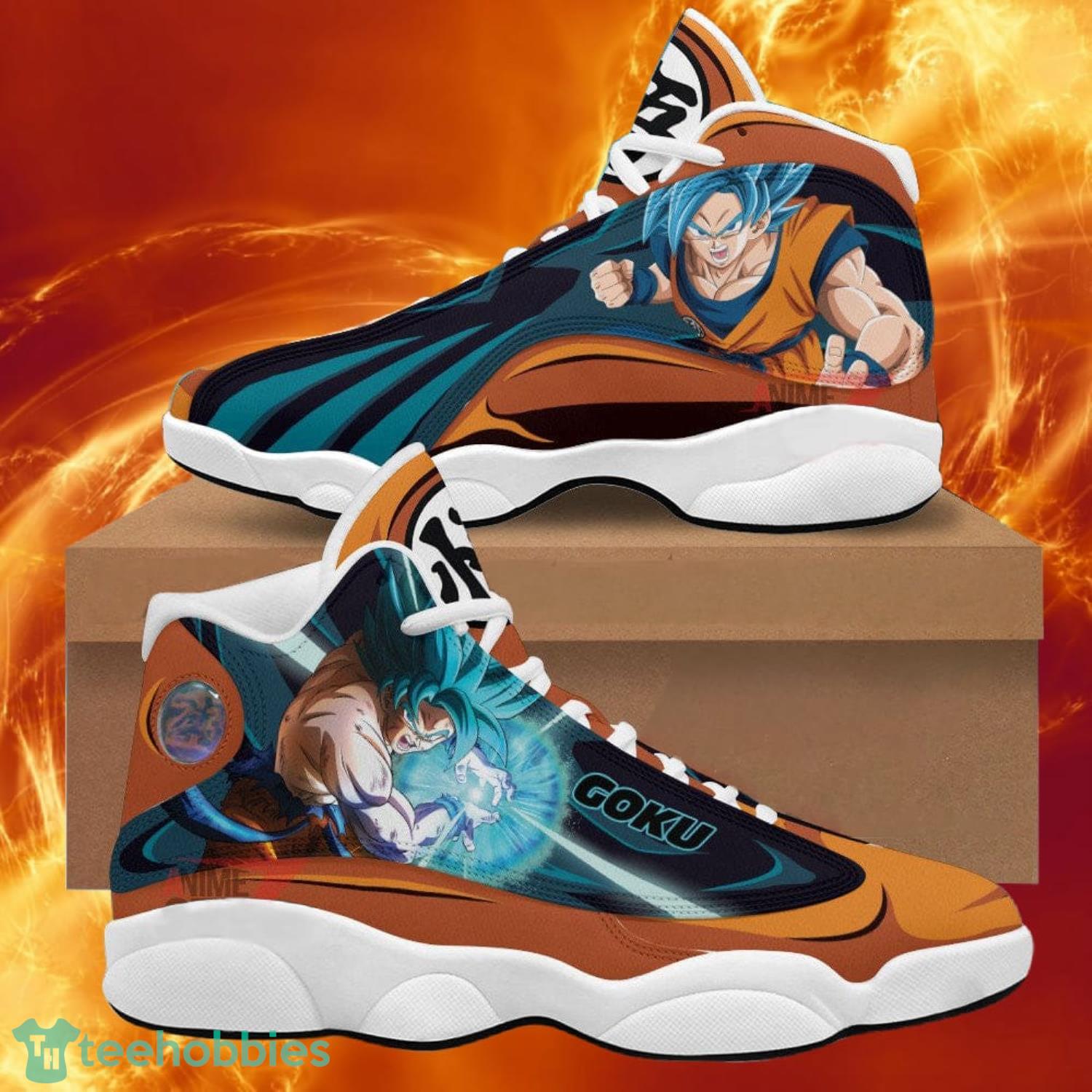 Dragon Ball - Goku Orange High Top Sneakers Shoes 8 Men