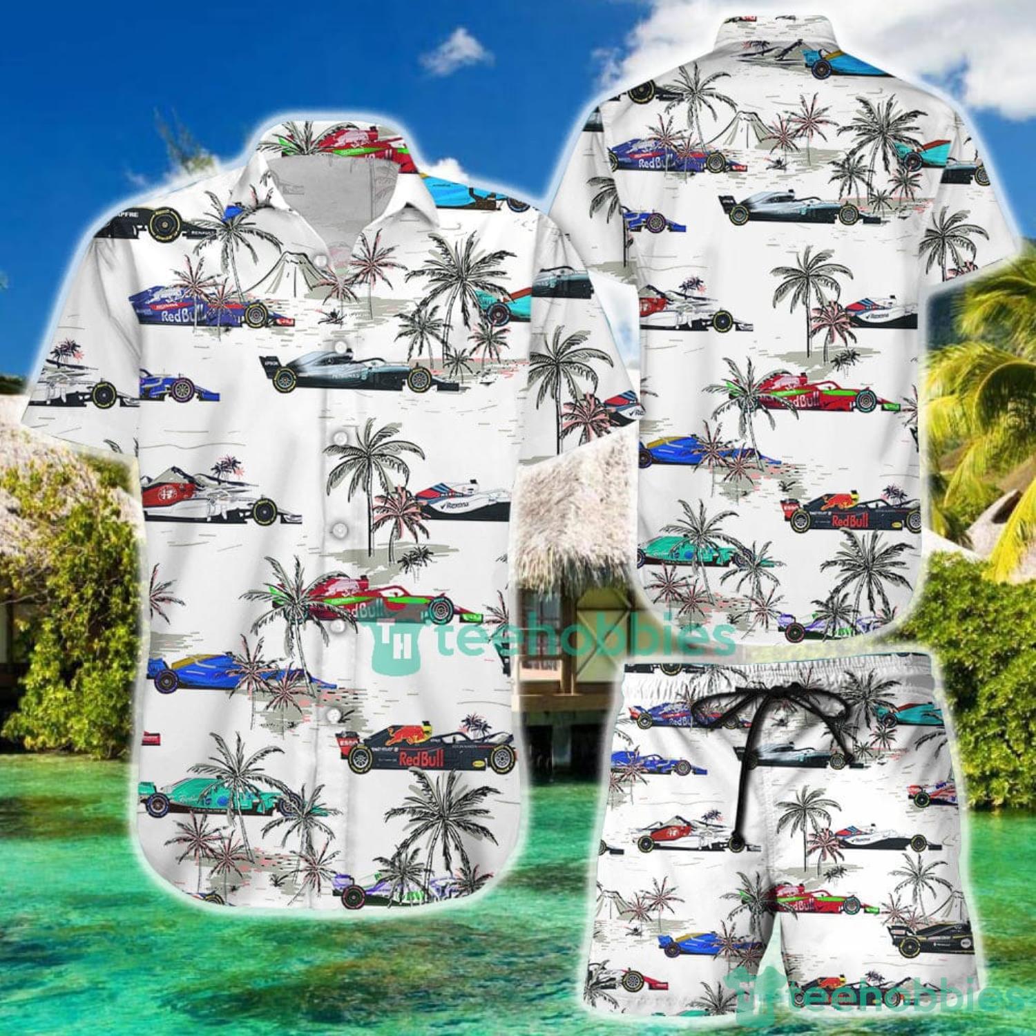 F1 formula one teams Hawaiian Shirt And Short image F1 formula one teams Hawaiian Shirt And Short Product Photo 2