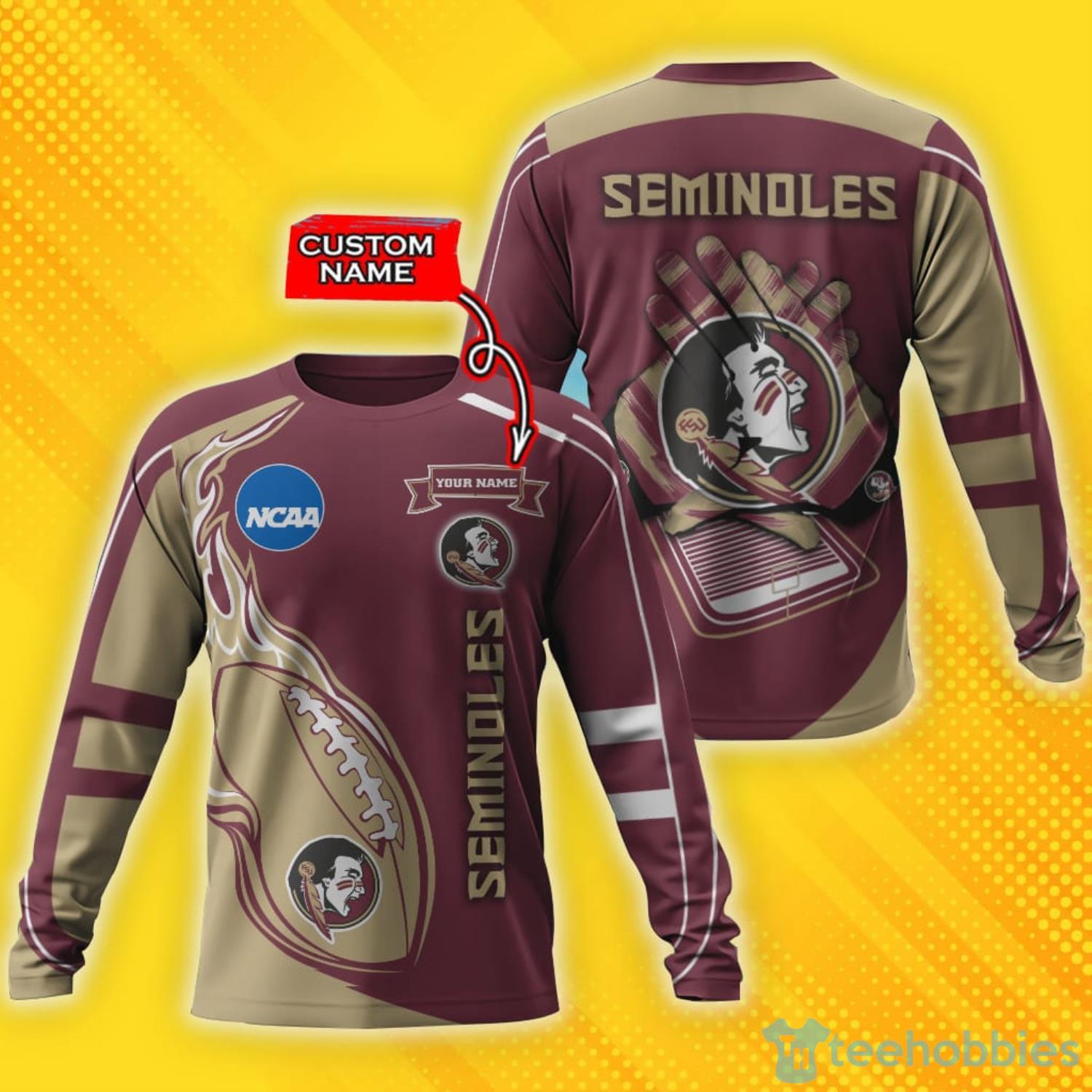 Florida State Seminoles BaseBall Jersey Custom Number And Name -  Freedomdesign