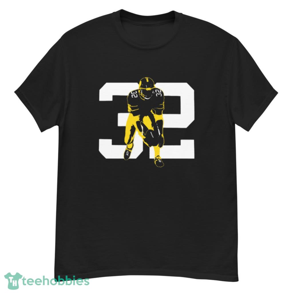 theSteelCityTshirts Franco Harris 32 Goat Immaculate Reception 50th Anniversary Pittsburgh Football Fan T Shirt Dog / Black / X-Large