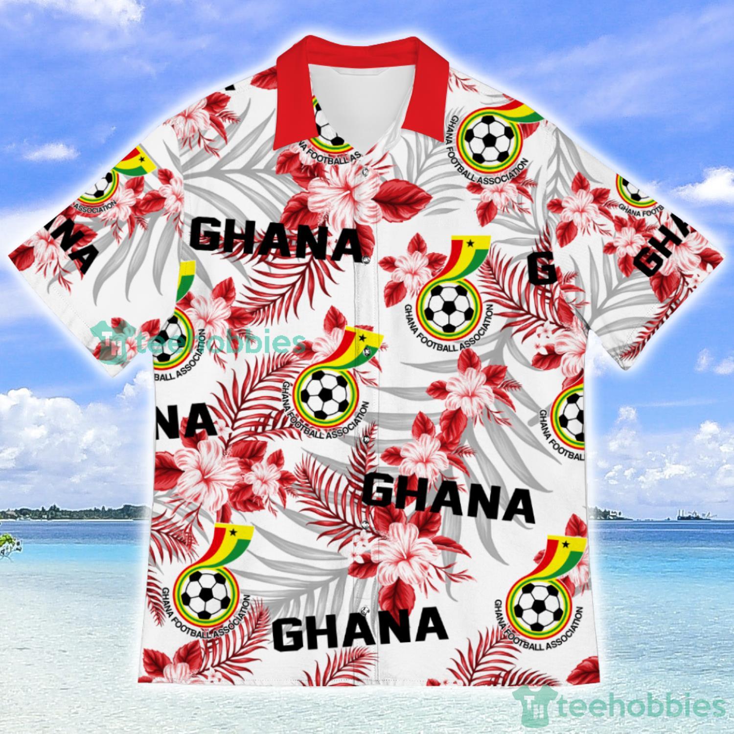 Ghana Champions World Cup Football Fans Tropical Hawaiian Shirt Product Photo 1