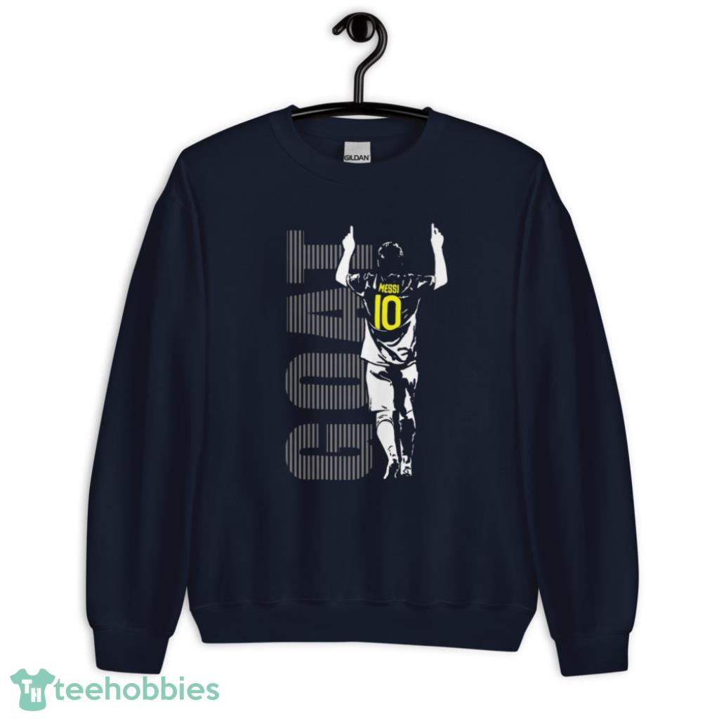 Goat Messi Wold Cup 2022 Quatar T-Shirt - Unisex Crewneck Sweatshirt-1 Goat Messi Wold Cup 2022 Quatar T-Shirt - Unisex Crewneck Sweatshirt-1