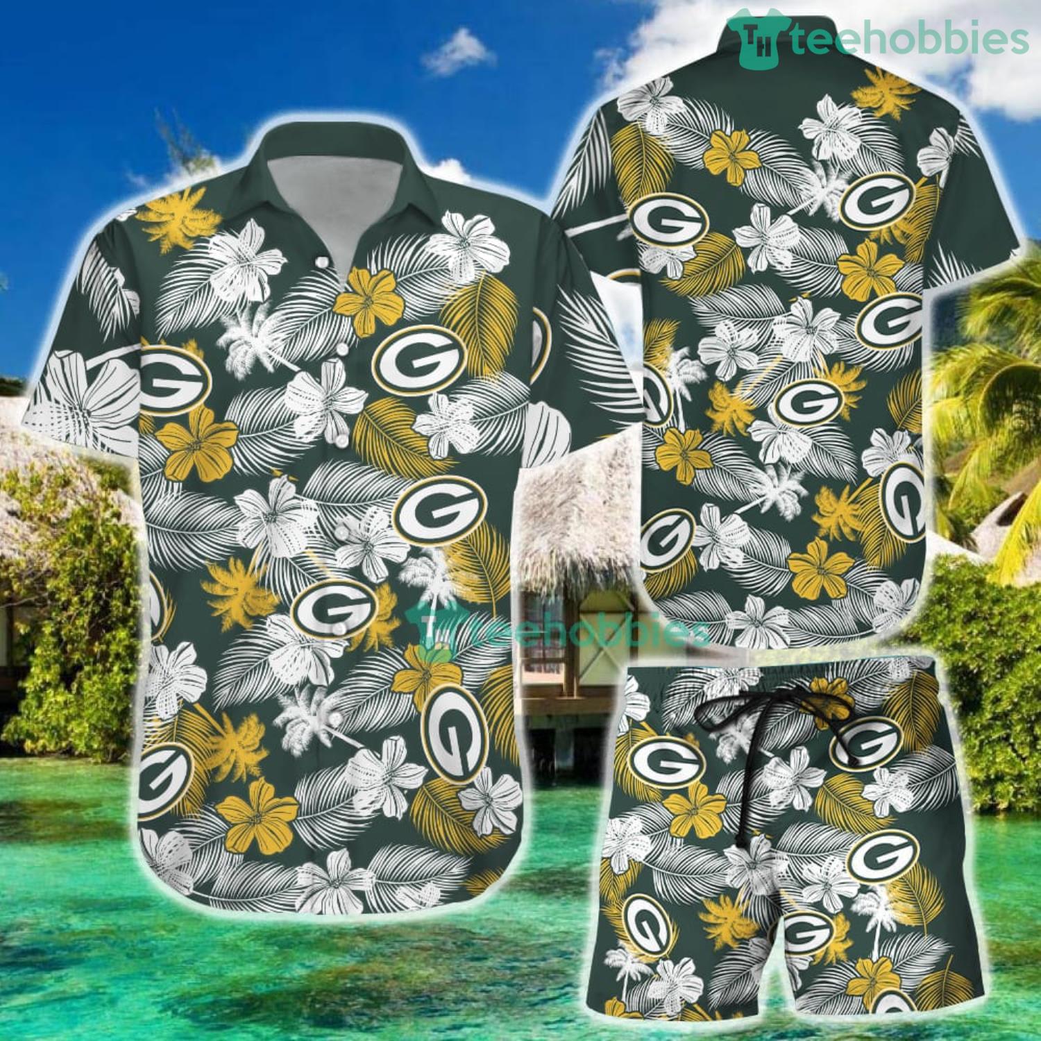Green Bay Packers NFL Football Hawaiian Shirt And Short Product Photo 1