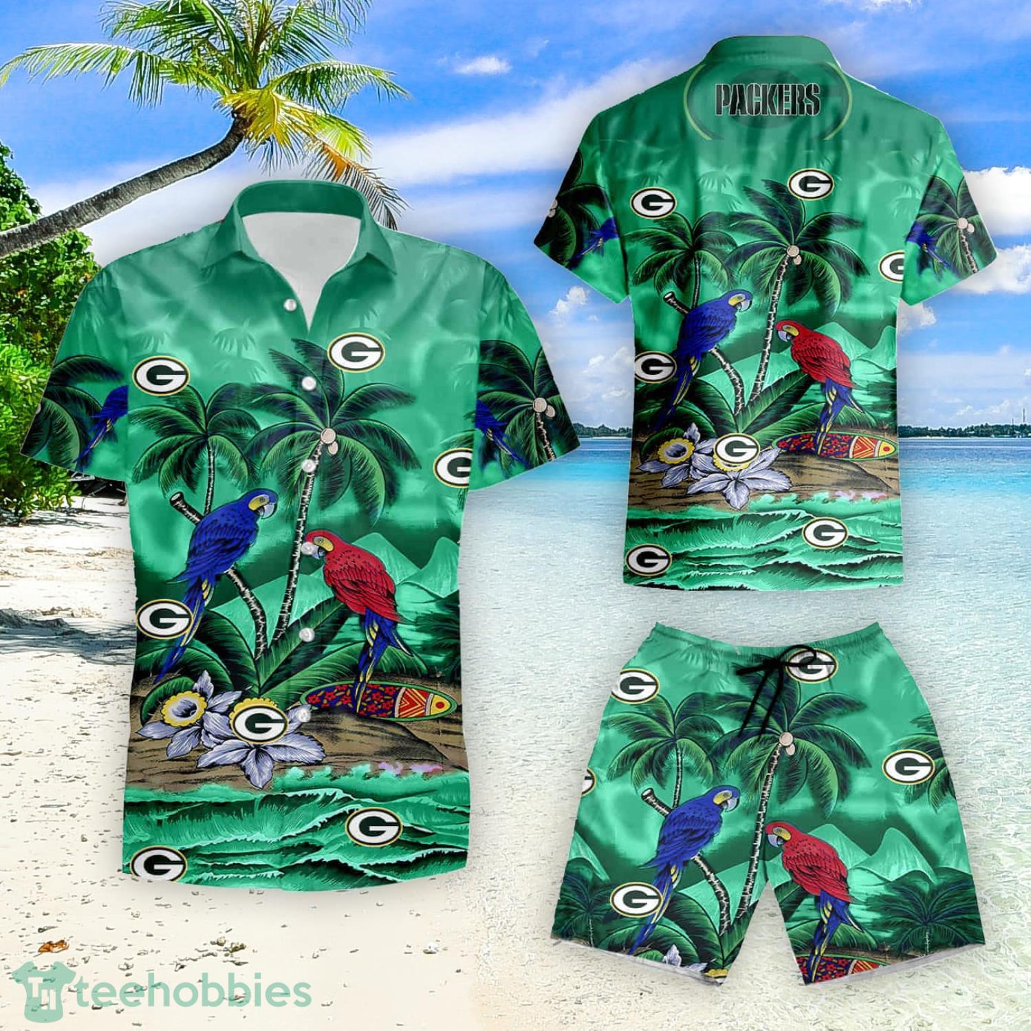 Green Bay Packers NFL Summer Hawaiian Shirt & Short