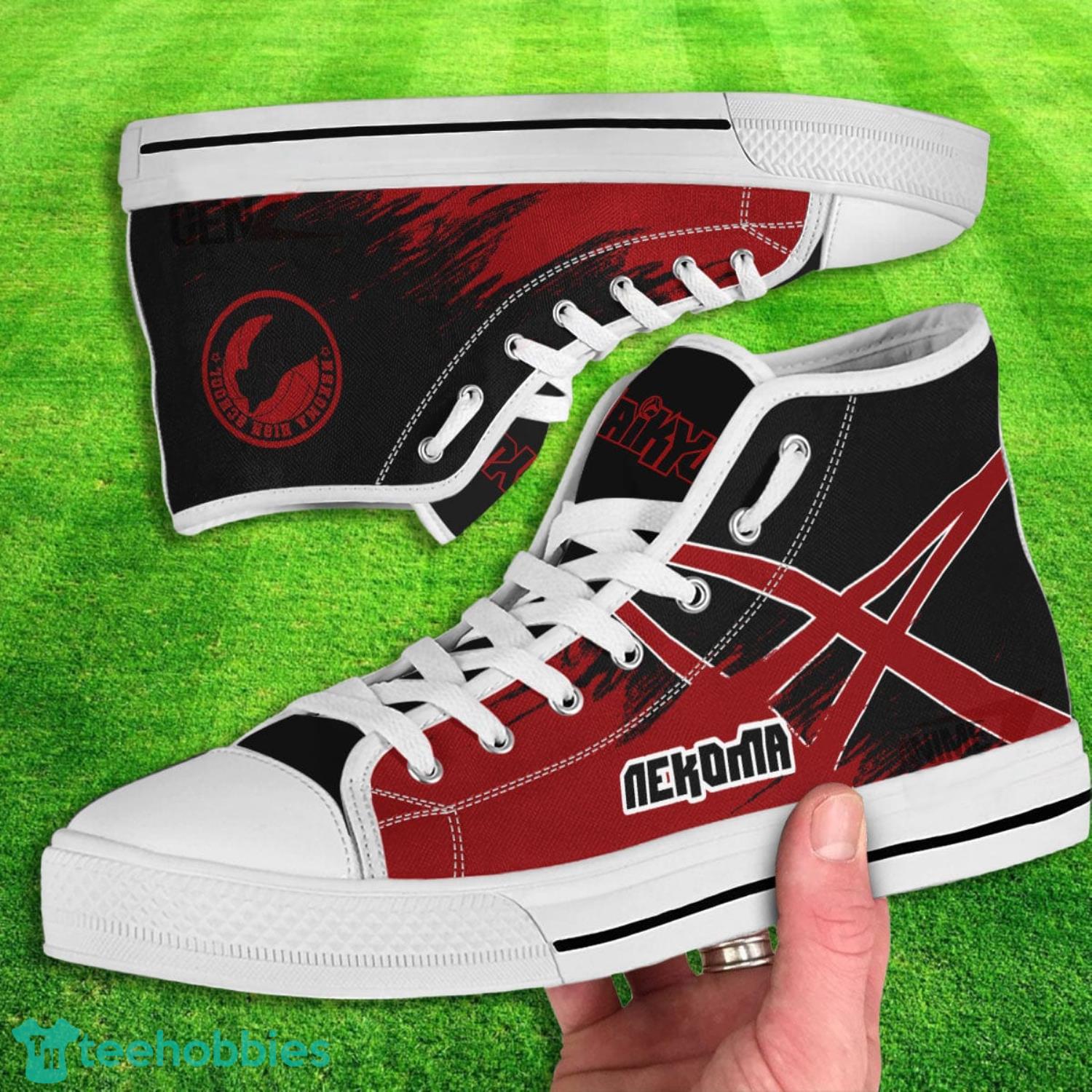 Haikyuu Nekoma High Top Canvas Shoes Gift For Fans