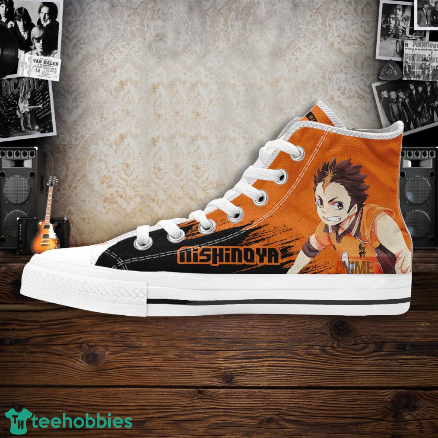 Haikyuu Nishinoya Yuu High Top Canvas Shoes Gift For Fans Product Photo 4 Haikyuu Nishinoya Yuu High Top Canvas Shoes Gift For Fans Product Photo 4