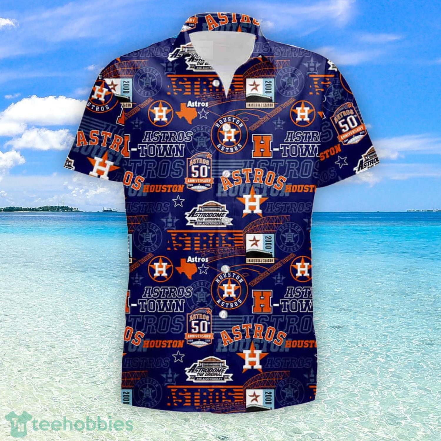 Houston Astros Mlb Hawaii Summer Hawaiian Shirt And Short Product Photo 1