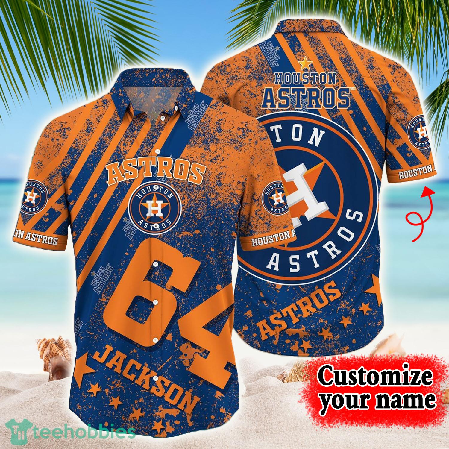 Houston Astros MLB-Personalized For Fans Hawaiian Shirt - Houston Astros MLB-Personalized For Fans Hawaiian Shirt