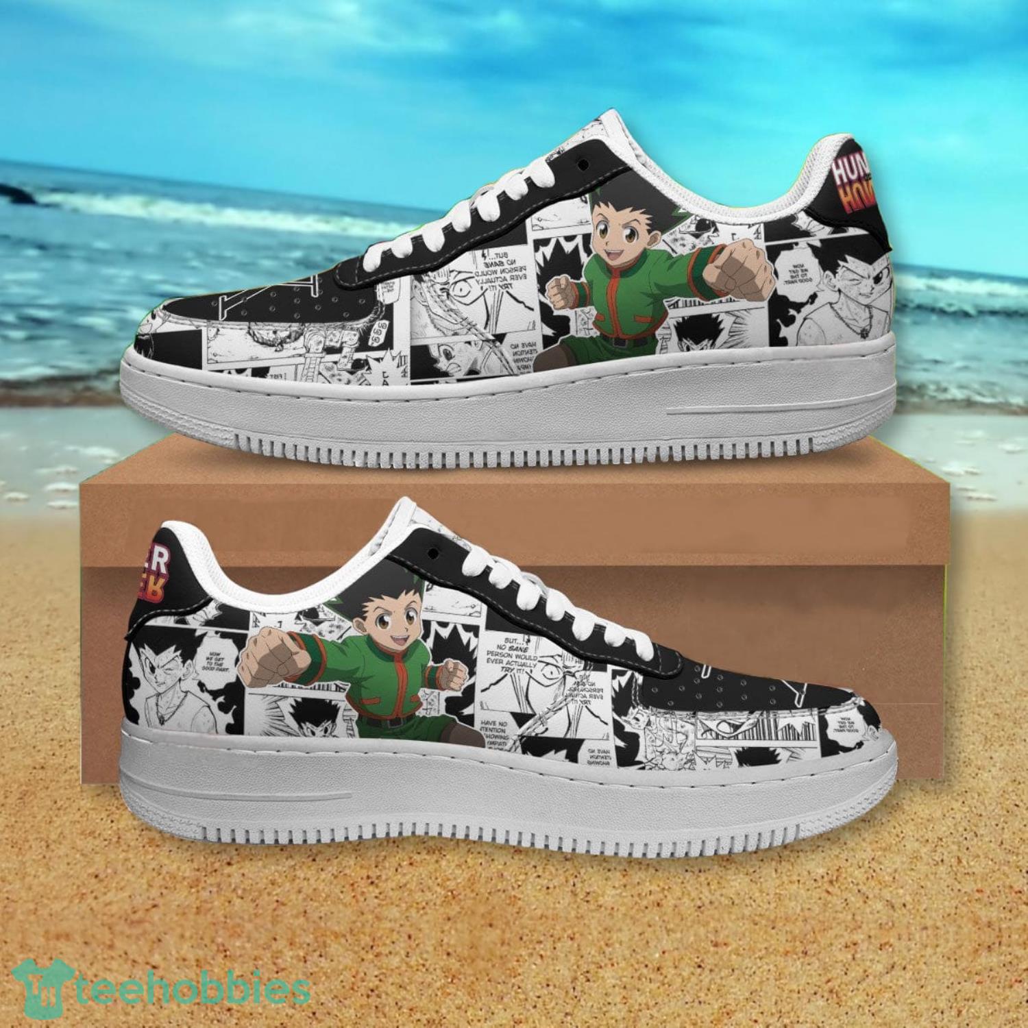 Hunter X Hunter Gon Freecss Air Force Shoes Gift For Anime's Fans image Hunter X Hunter Gon Freecss Air Force Shoes Gift For Anime's Fans Product Photo 1