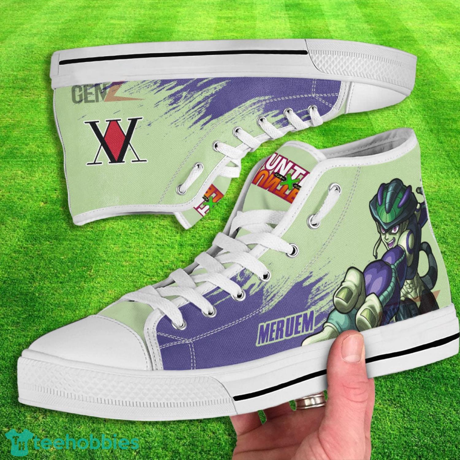 Hunter X Hunter Meruem High Top Canvas Shoes Gift For Fans Product Photo 2 Hunter X Hunter Meruem High Top Canvas Shoes Gift For Fans Product Photo 2