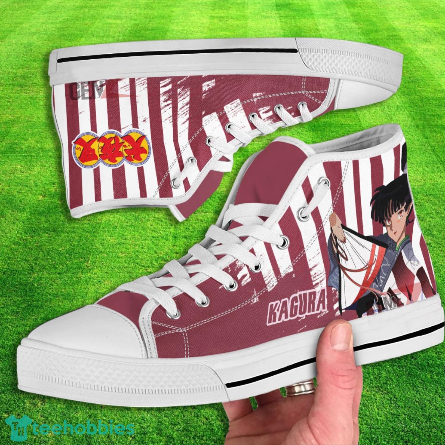 Inuyasha Kagura High Top Canvas Shoes Gift For Fans image Inuyasha Kagura High Top Canvas Shoes Gift For Fans Product Photo 2