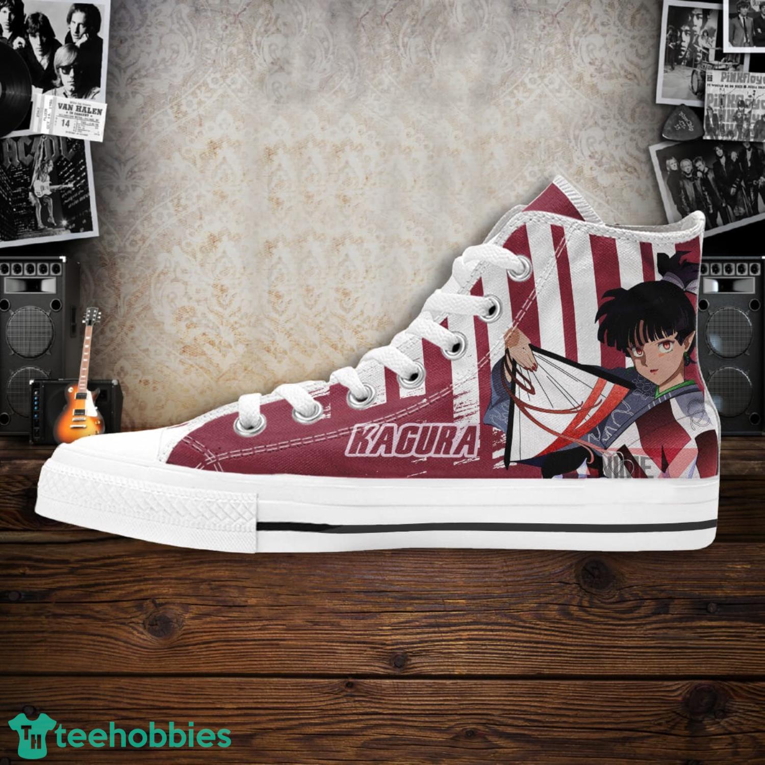 Inuyasha Kagura High Top Canvas Shoes Gift For Fans Product Photo 4 Inuyasha Kagura High Top Canvas Shoes Gift For Fans Product Photo 4