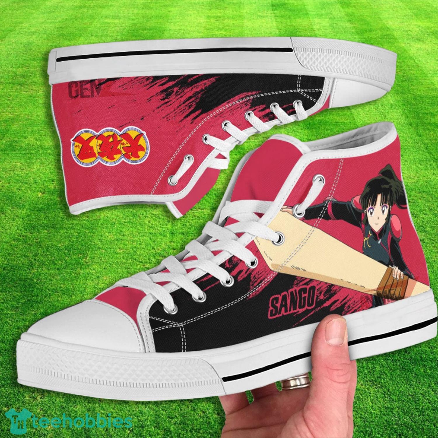 Inuyasha Sango High Top Canvas Shoes Gift For Fans Product Photo 2 Inuyasha Sango High Top Canvas Shoes Gift For Fans Product Photo 2