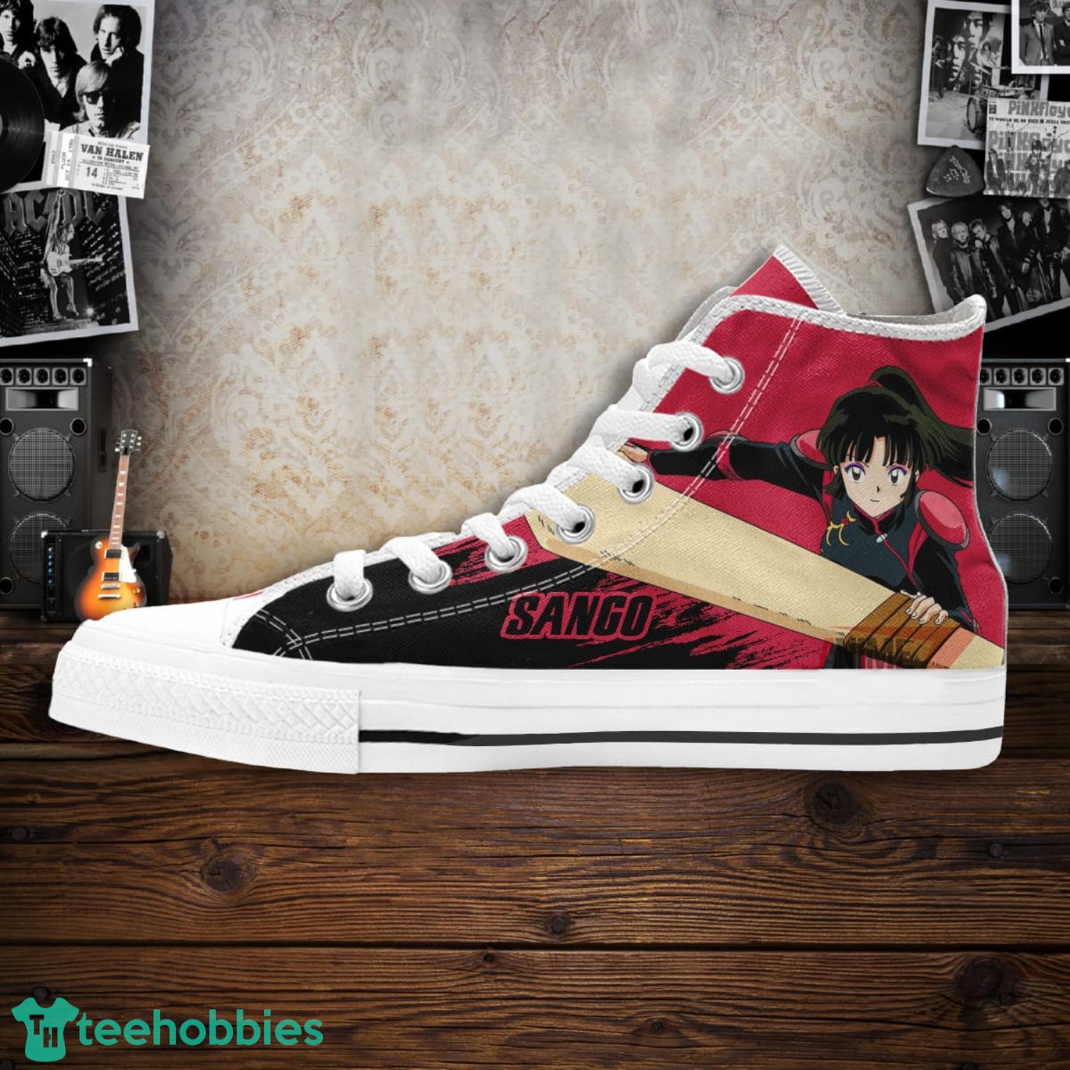 Inuyasha Sango High Top Canvas Shoes Gift For Fans Product Photo 4 Inuyasha Sango High Top Canvas Shoes Gift For Fans Product Photo 4