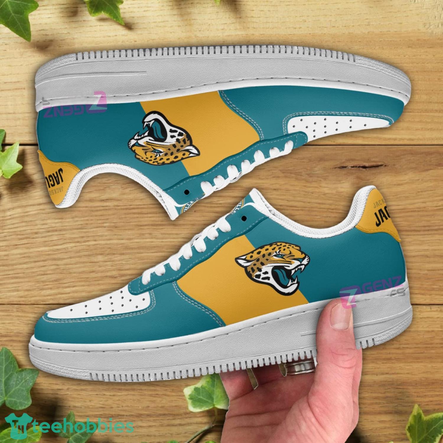 Jacksonville Jaguars NFL Logo Air Force Shoes Gift For Fans Product Photo 2 Jacksonville Jaguars NFL Logo Air Force Shoes Gift For Fans Product Photo 2