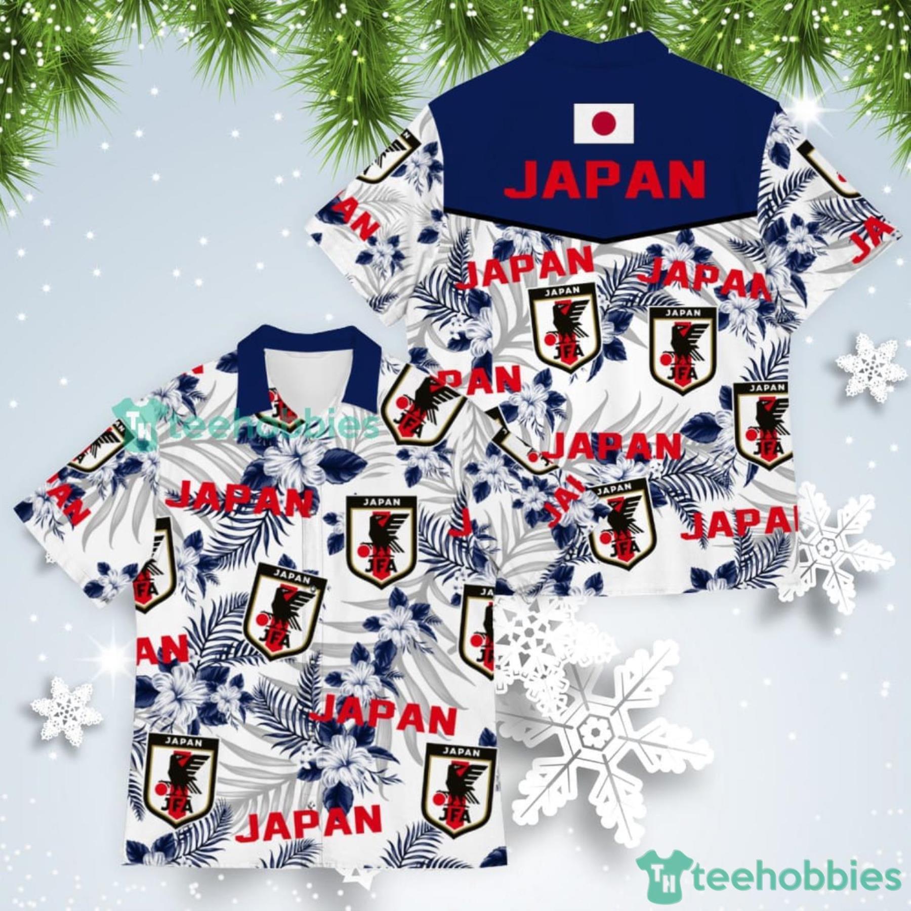 Japan Champions World Cup Football Fans Tropical Hawaiian Shirt Product Photo 1