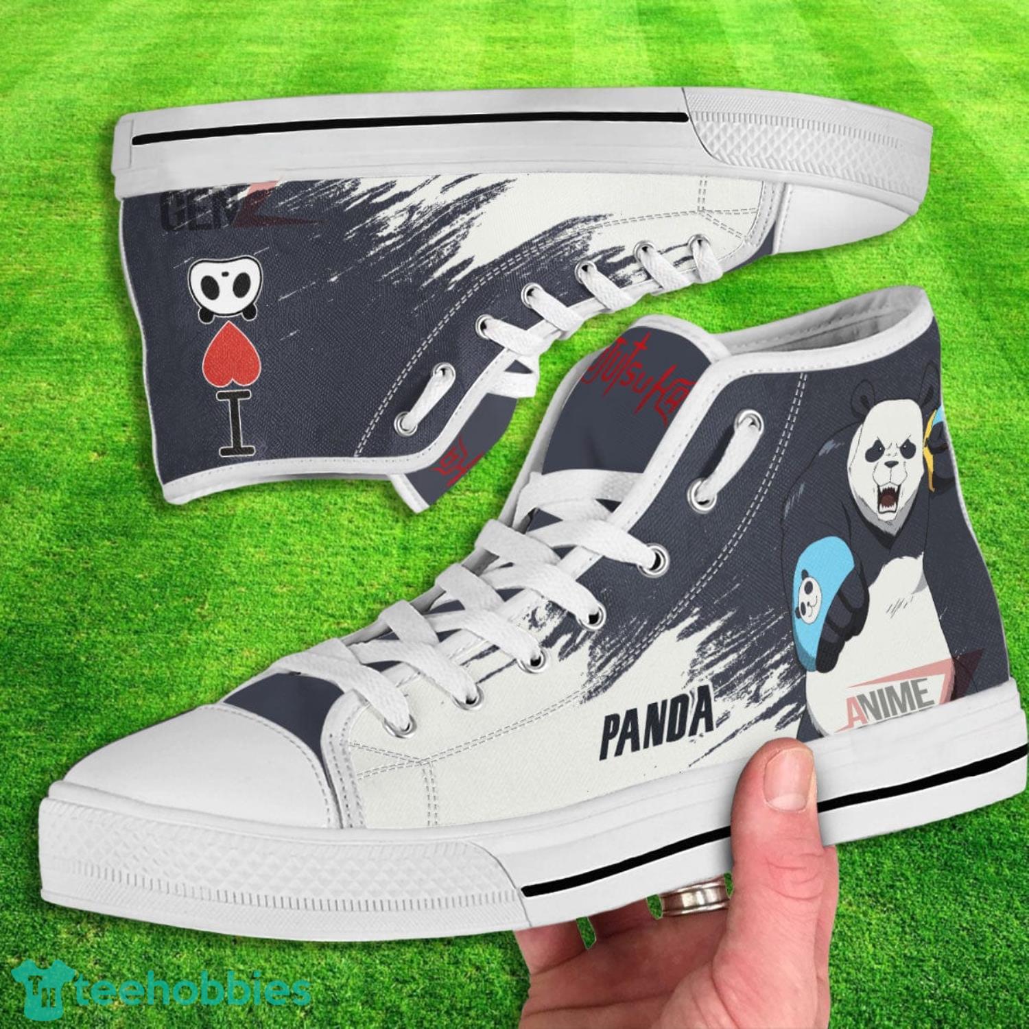 Jujutsu Kaisen Panda Anime High Top Canvas Shoes image Jujutsu Kaisen Panda Anime High Top Canvas Shoes Product Photo 2