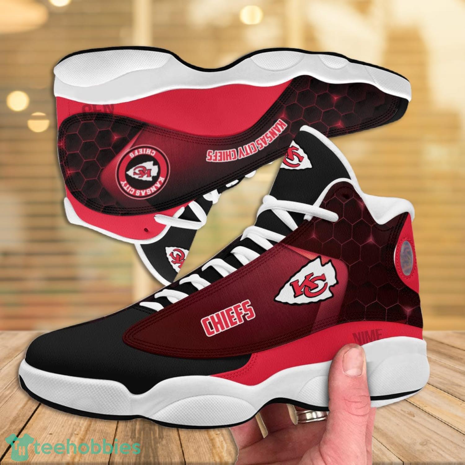 Custom chiefs hot sale shoes