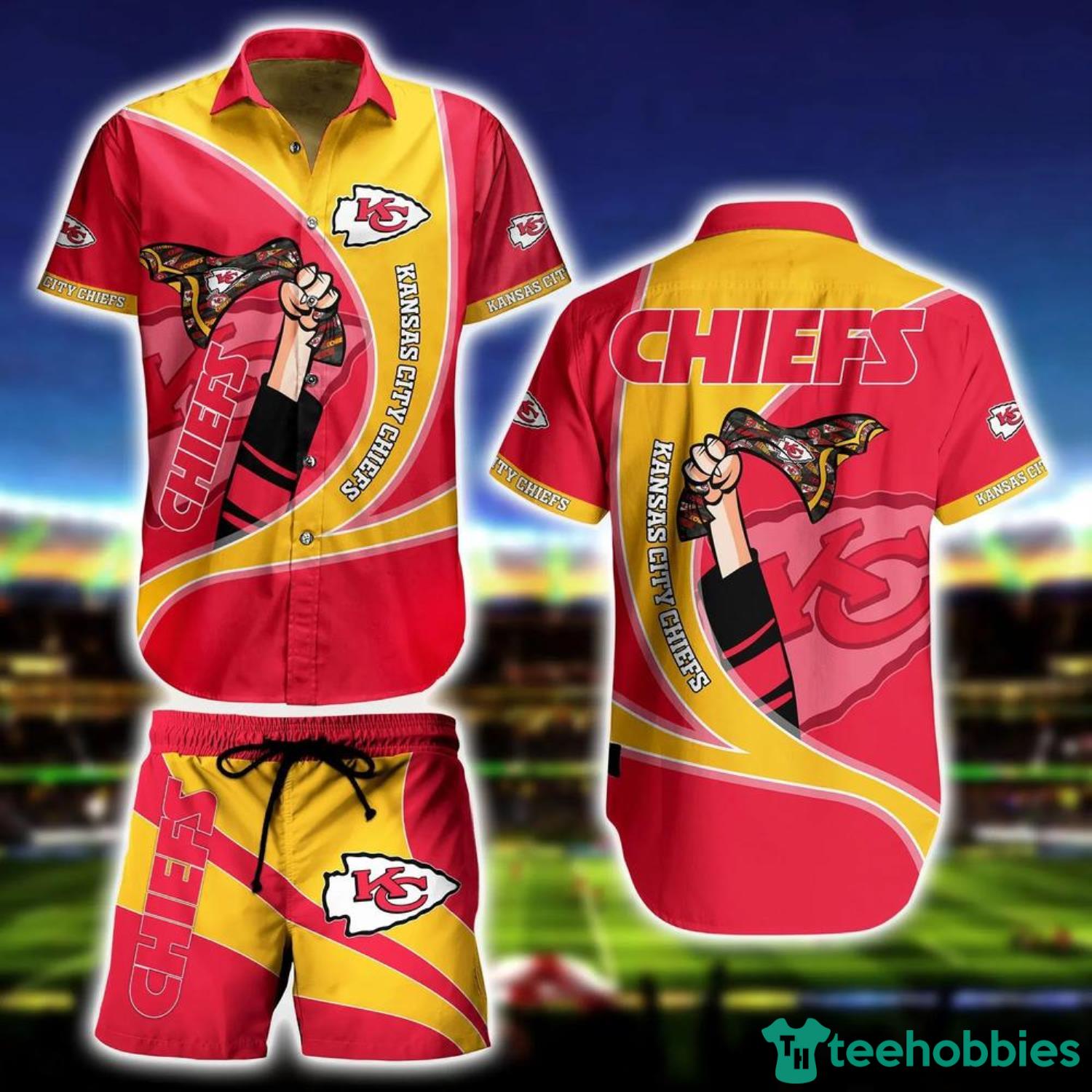 Kansas City Chiefs NFL Hawaiian Shirt And Short Product Photo 1