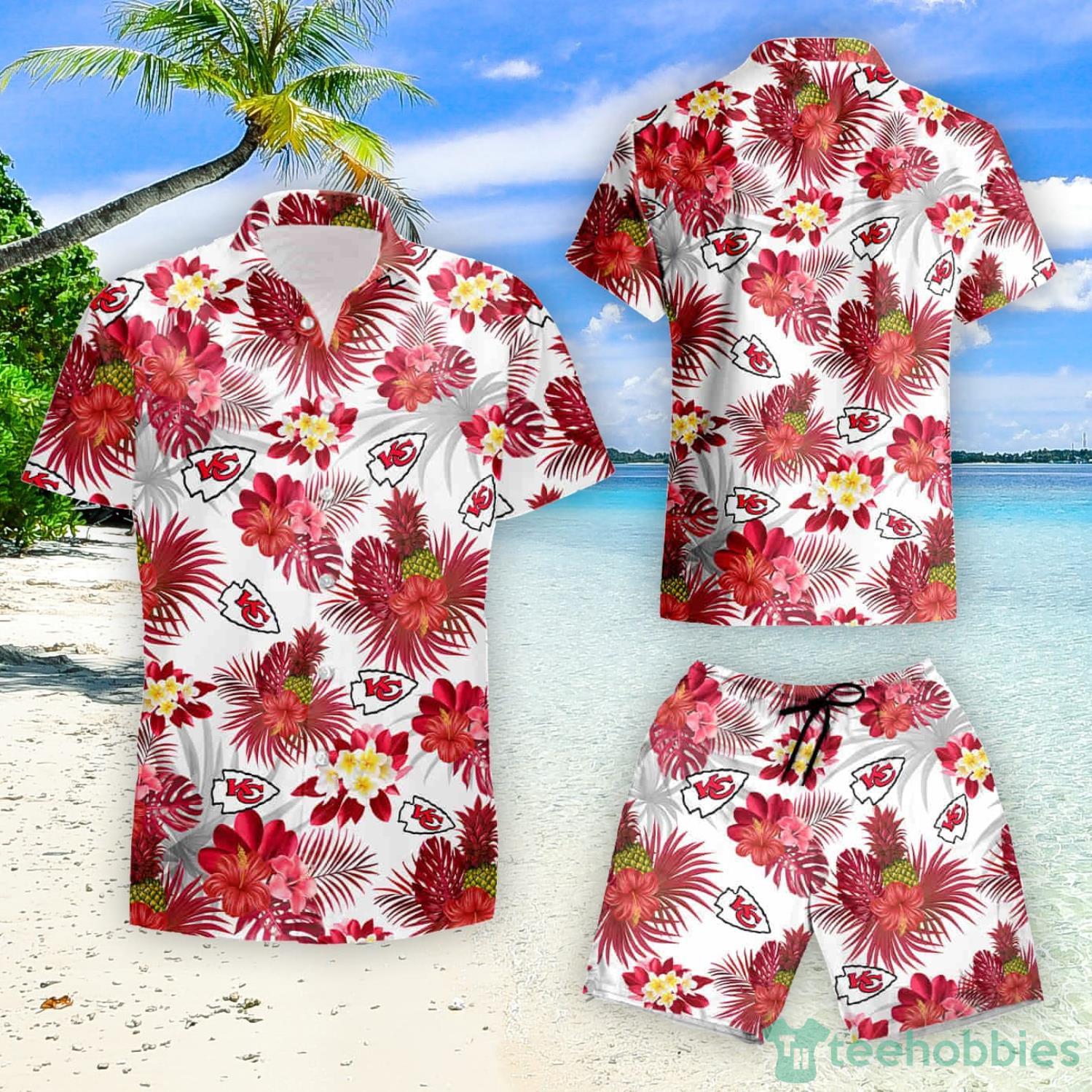 Kansas City Chiefs Pineapple Hibiscus Hawaii Summer Hawaiian Shirt