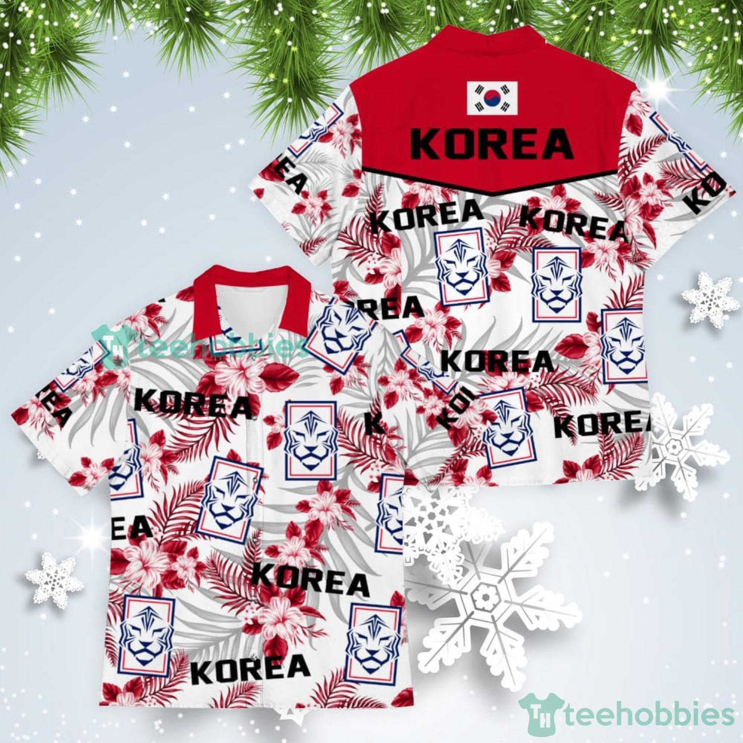 Korea Republic Champions World Cup Football Fans Tropical Hawaiian Shirt Product Photo 1