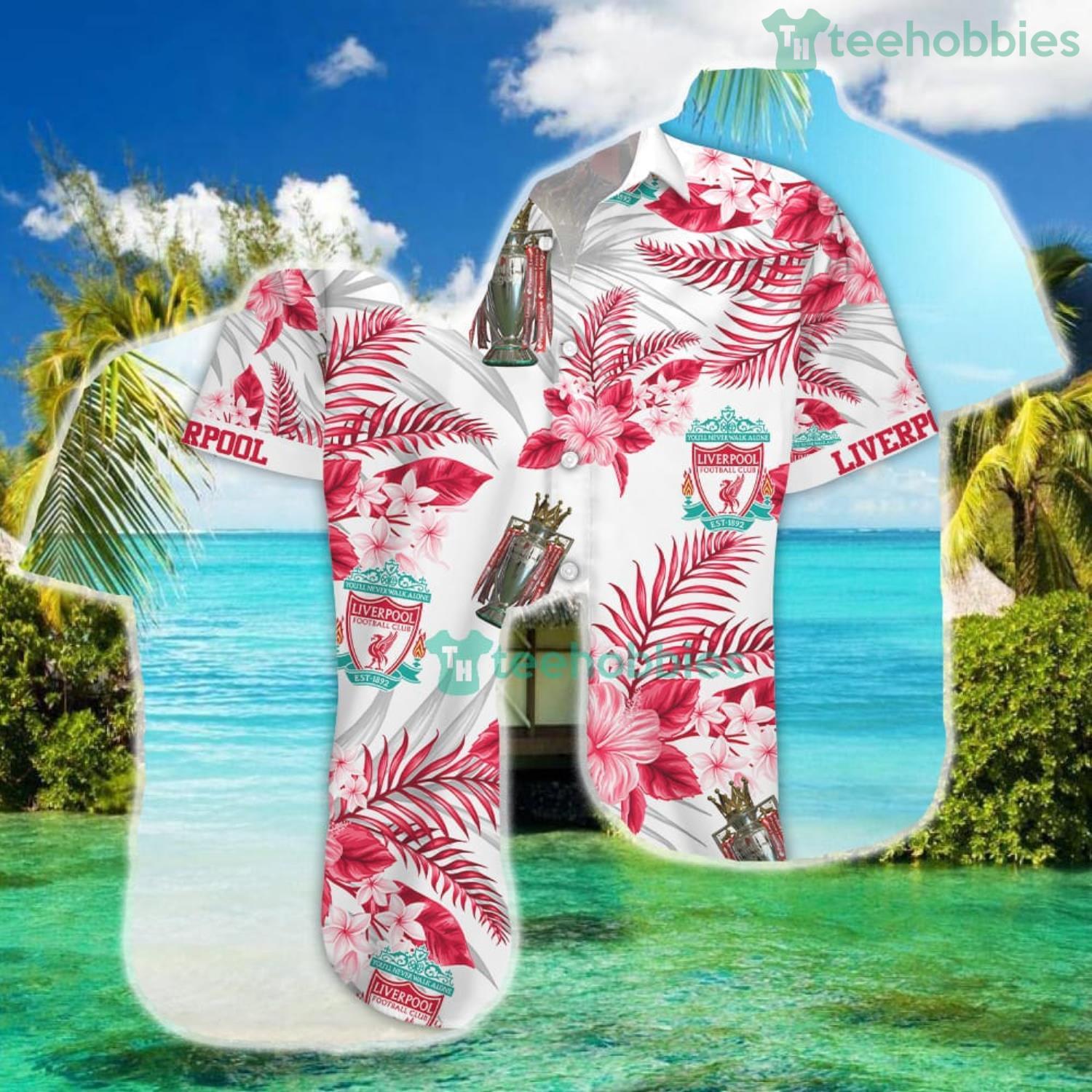 Liverpool Fc 3D Hawaiian Shirt And Short For Fans Product Photo 5 Liverpool Fc 3D Hawaiian Shirt And Short For Fans Product Photo 5