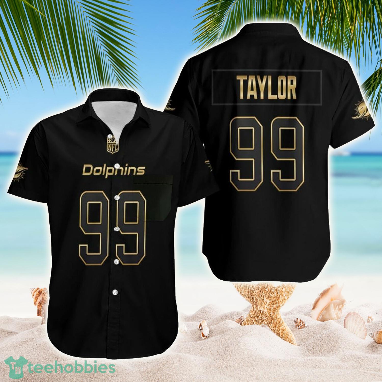 Miami Dolphins Jason Taylor NFL Black Golden Hawaiian Shirt - Miami Dolphins Jason Taylor #99 NFL Black Golden Hawaiian Shirt Miami Dolphins Jason Taylor NFL Black Golden Hawaiian Shirt - Miami Dolphins Jason Taylor #99 NFL Black Golden Hawaiian Shirt