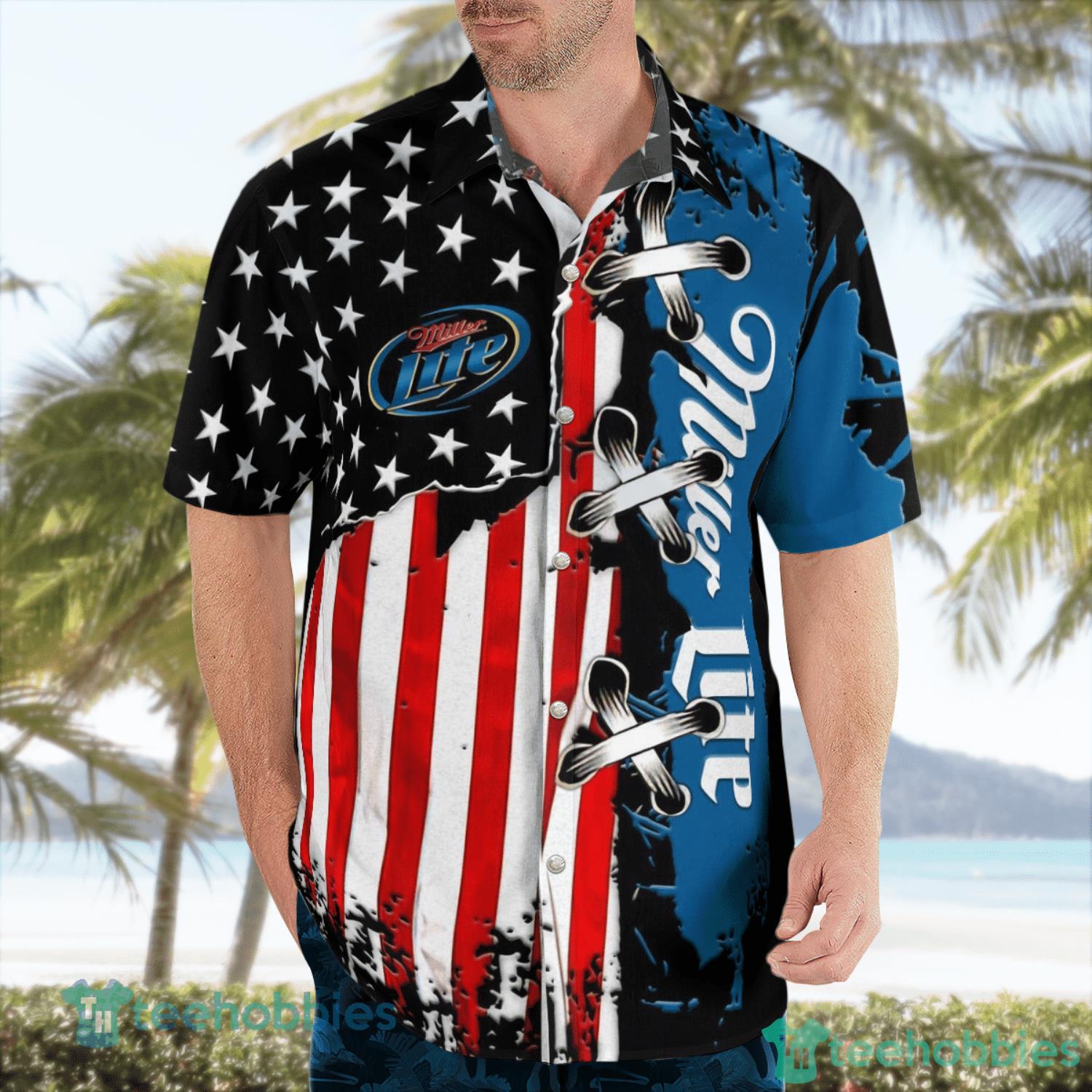 Miller Lite Custom Name Hawaiian Shirt Best Gift For Men And Women