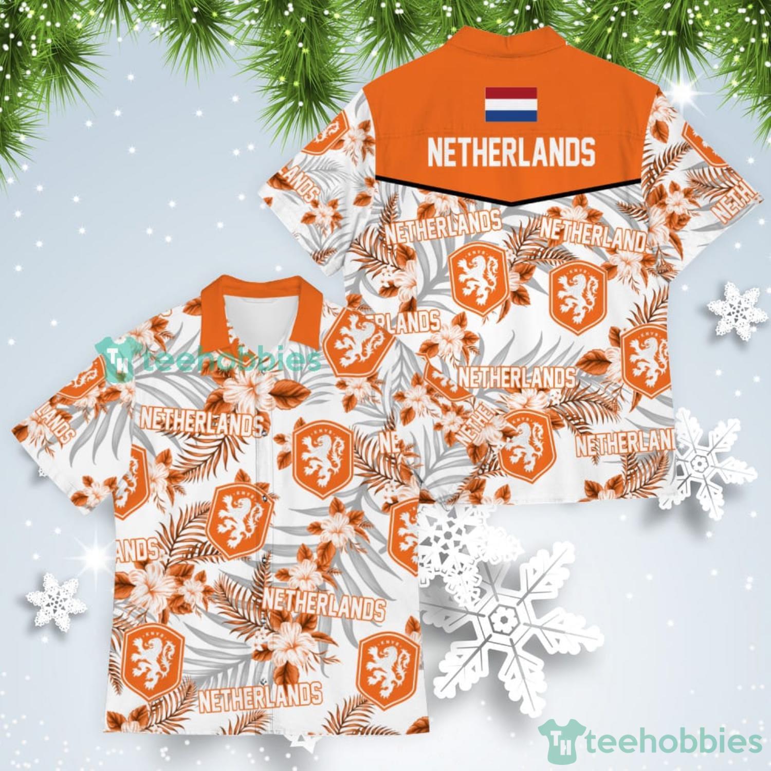 Netherlands Champions World Cup Football Fans Tropical Hawaiian Shirt Product Photo 1