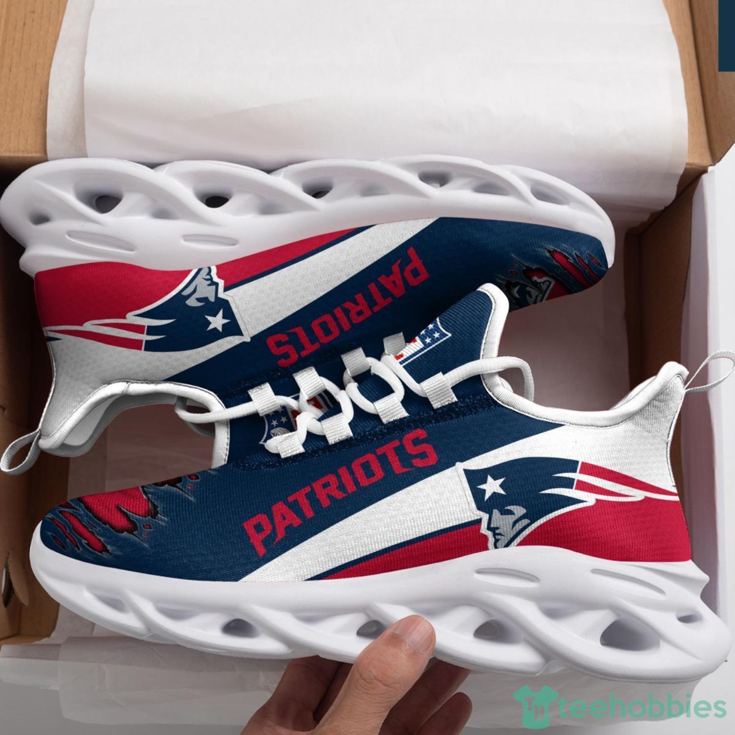 New England Patriots Max Soul Sneakers Running Shoes Product Photo 6 New England Patriots Max Soul Sneakers Running Shoes Product Photo 6