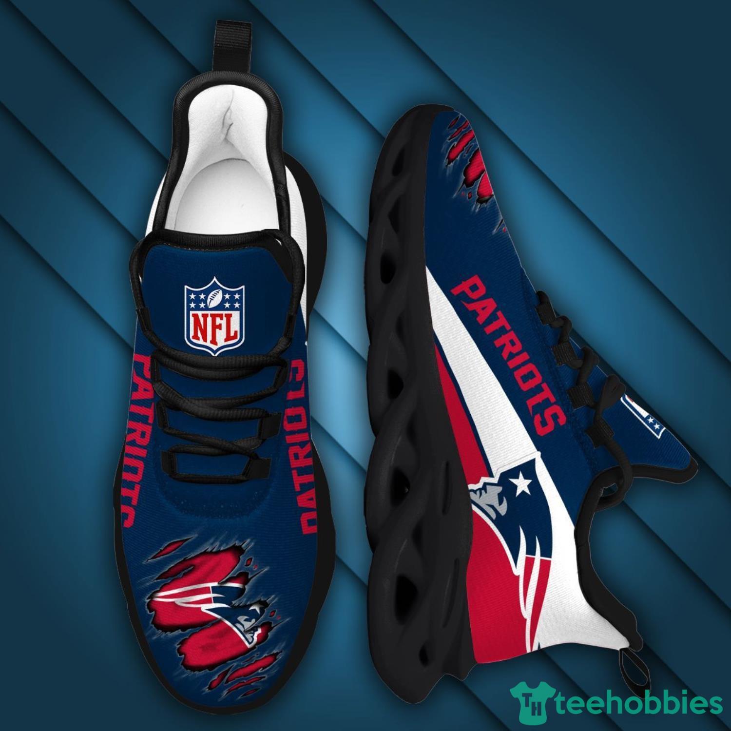 New England Patriots Max Soul Sneakers Running Shoes Product Photo 1 New England Patriots Max Soul Sneakers Running Shoes Product Photo 1
