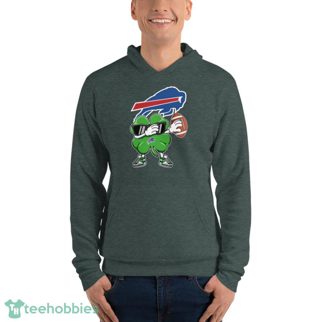 NFL Buffalo Bills Football Dabbing Four Leaf Clover St. Patrick’s Day For Fans T Shirt image NFL Buffalo Bills Football Dabbing Four Leaf Clover St. Patrick’s Day For Fans T Shirt Product Photo 7