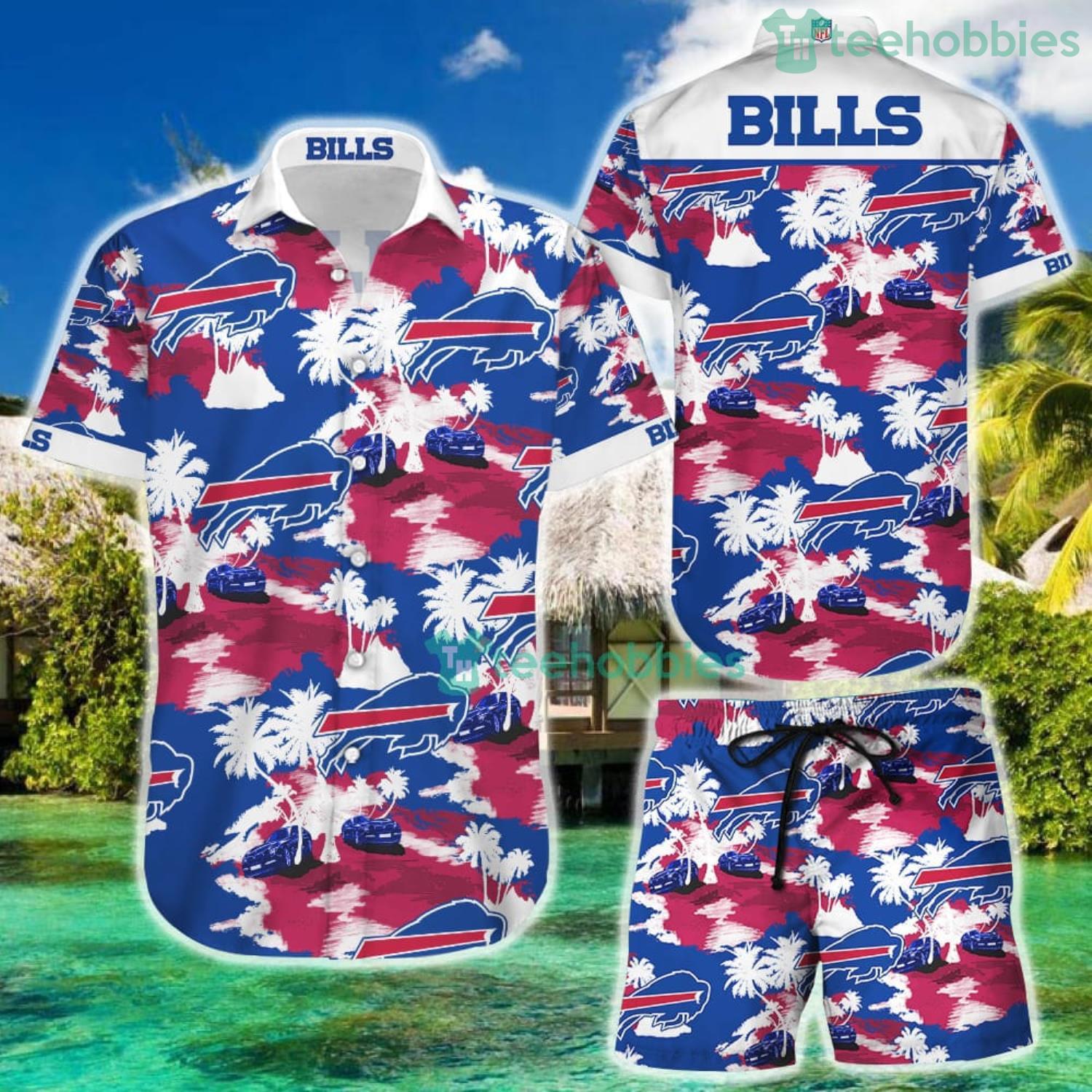 Nfl Buffalo Bills Hawaiian Shirt And Short For Fans Product Photo 1