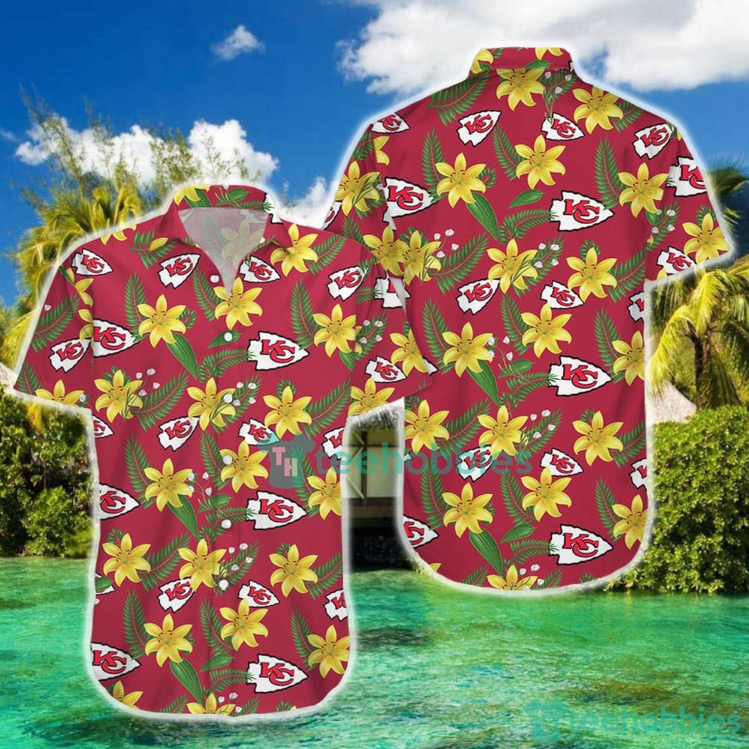 20% OFF Kansas City Chiefs Hawaiian Shirt Tropical Flower Short