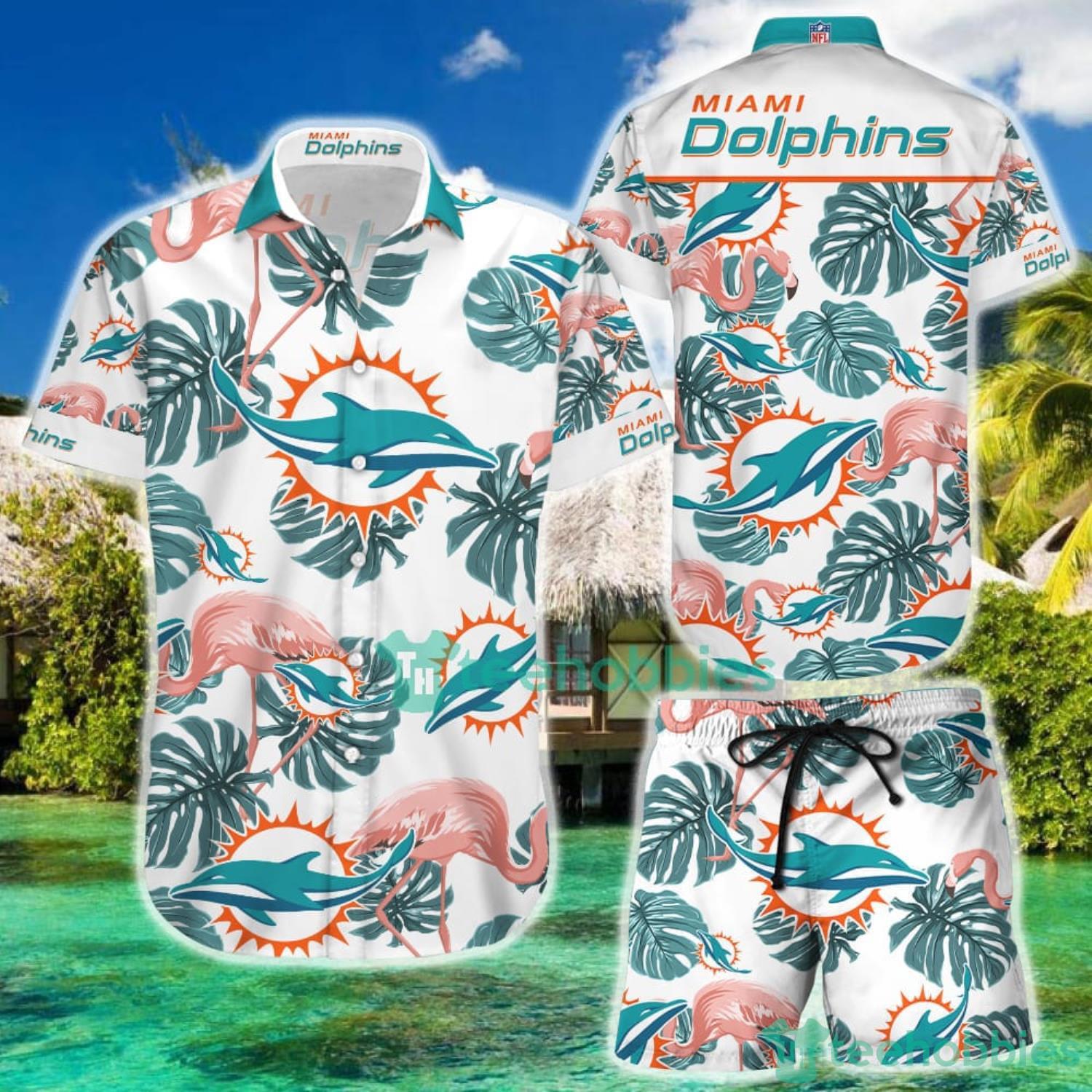 Nfl Miami Dolphins 3D Hawaiian Shirt Style Hot Summer 04 Men And