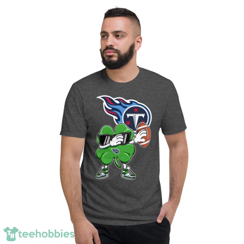 NFL New Orleans Saints Football Dabbing Four Leaf Clover St. Patrick's Day  For Fans T Shirt