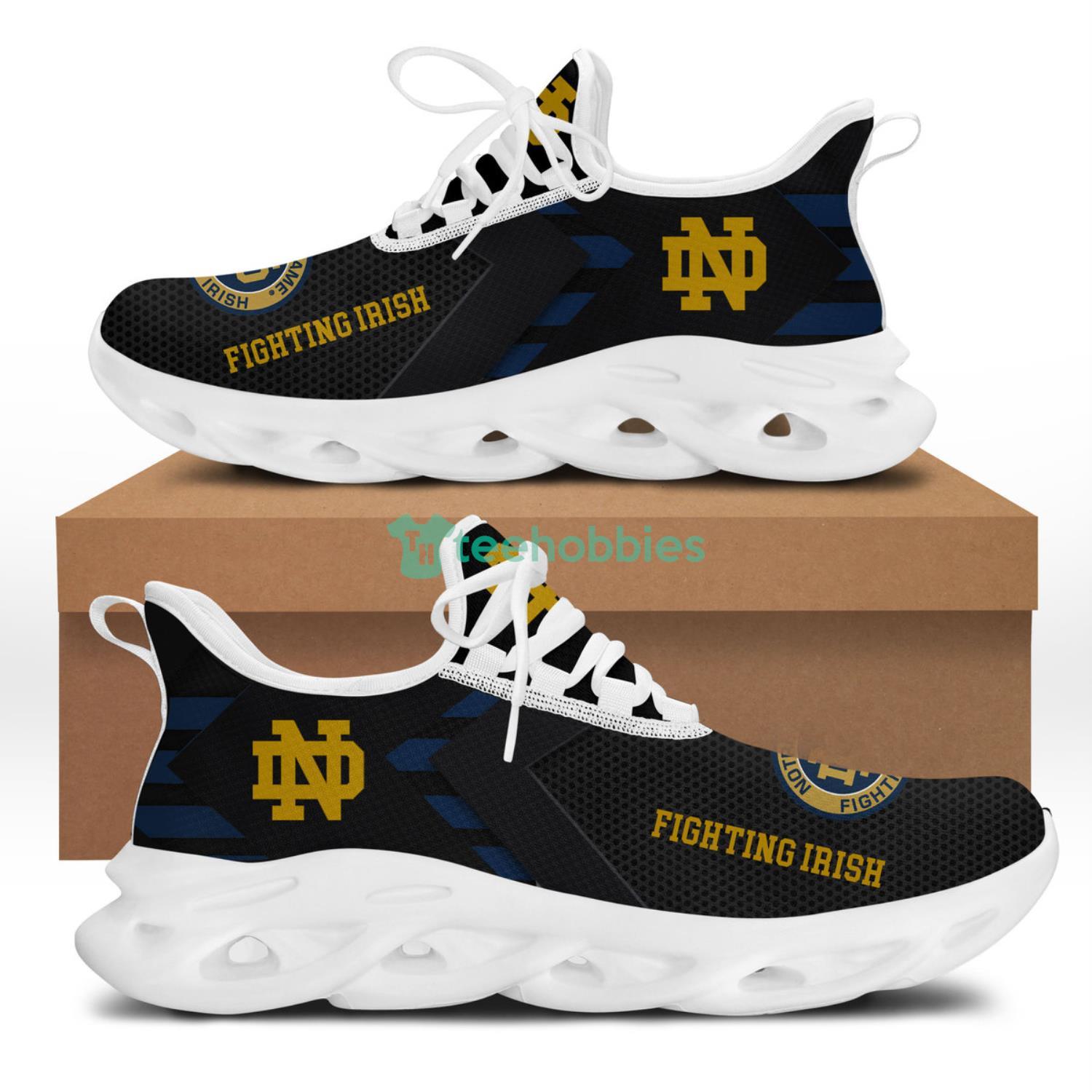 Notre Dame Fighting Irish Max Soul Sneaker Running Shoes For Fans image Notre Dame Fighting Irish Max Soul Sneaker Running Shoes For Fans Product Photo 2