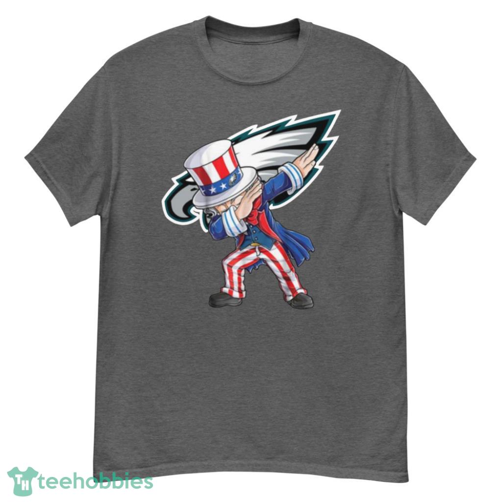 Philadelphia Eagles Team Apparel NFL Football Green T-Shirt Patriotic Mens  Sz L