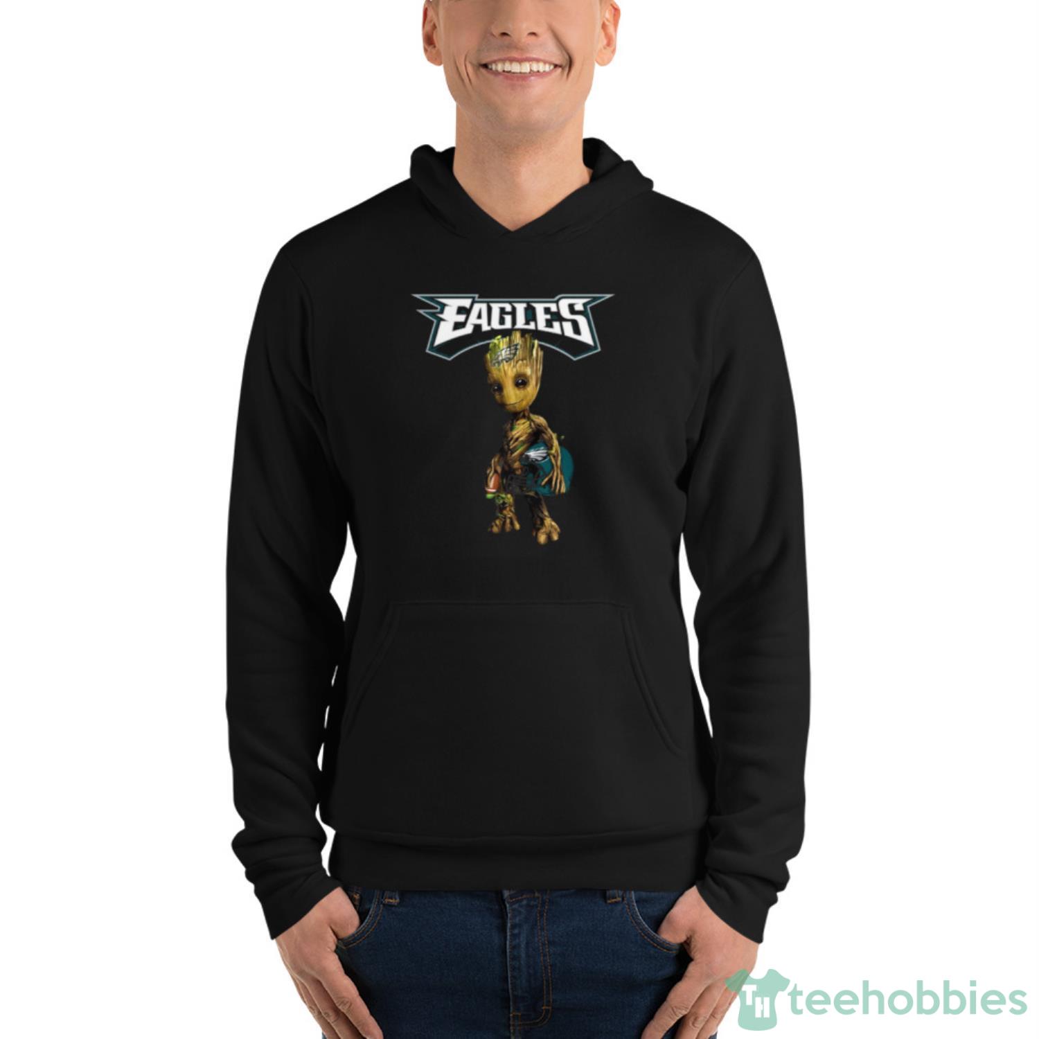 Philadelphia Eagles NFL Hawaiian Groot Design Button Shirt - Growkoc