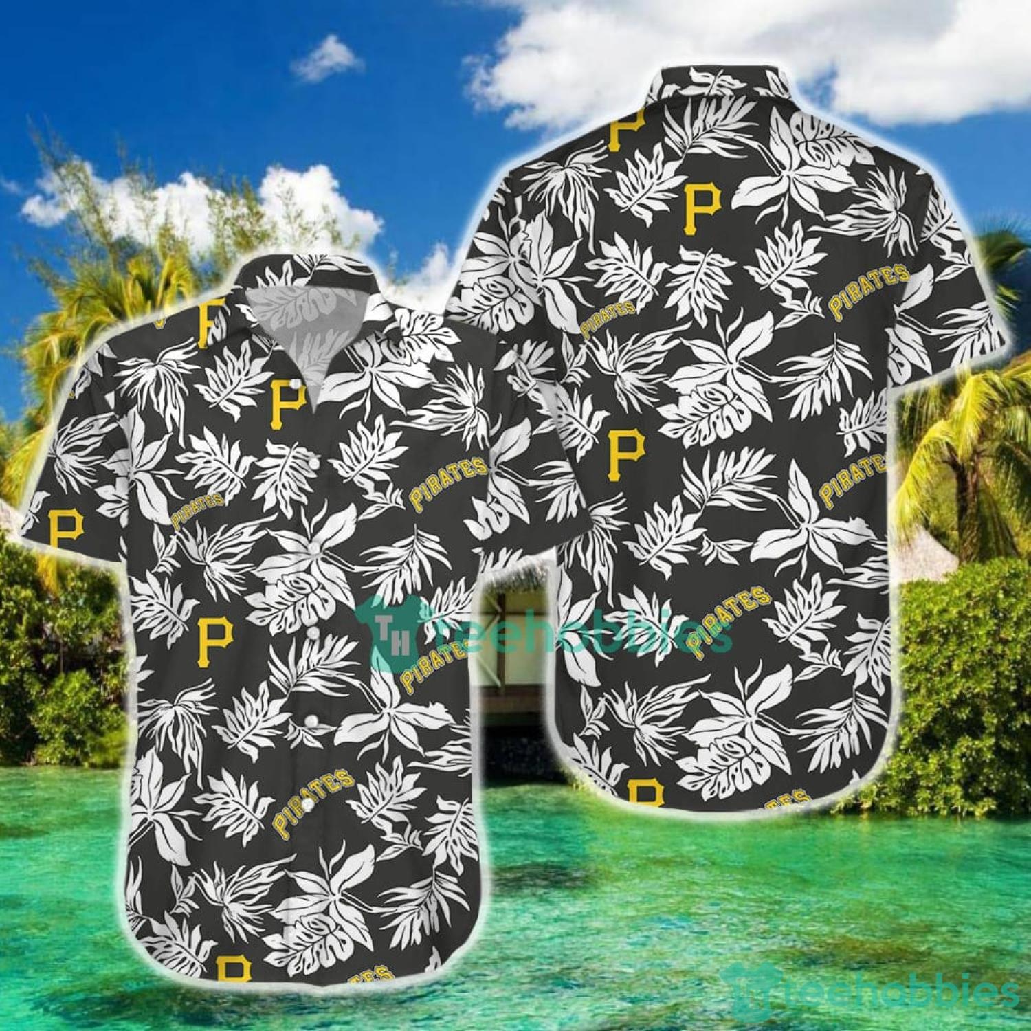 Pittsburgh Pirates Tropical Flower Hawaiian Shirt And Short