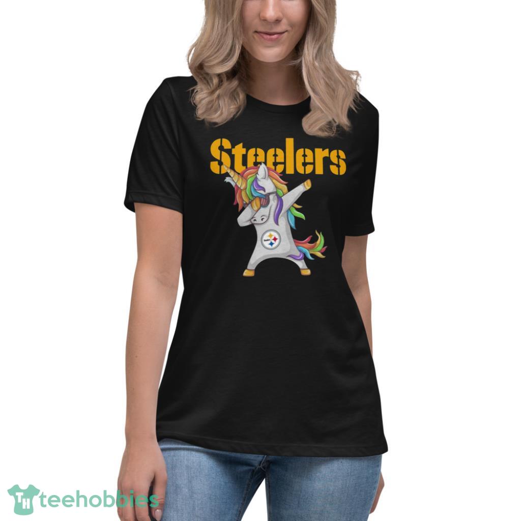 Pittsburgh Steelers NFL Football Funny Unicorn Dabbing Sports For Fans T  Shirt