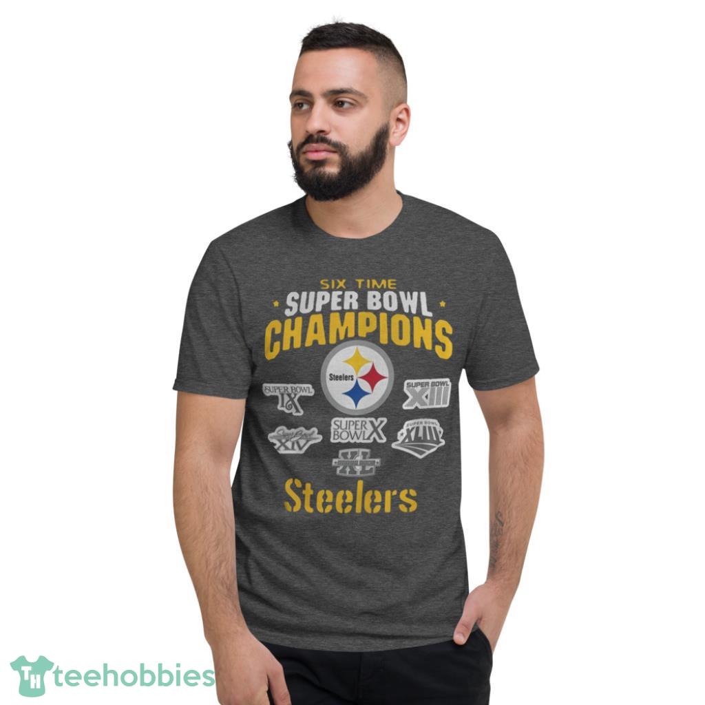 Gildan Pittsburgh Steelers Logo T-Shirt Ash 3XL