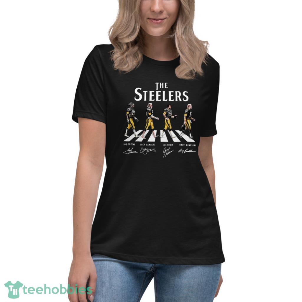 The Steelers Walking Abbey Road Signatures Pittsburgh T Shirt