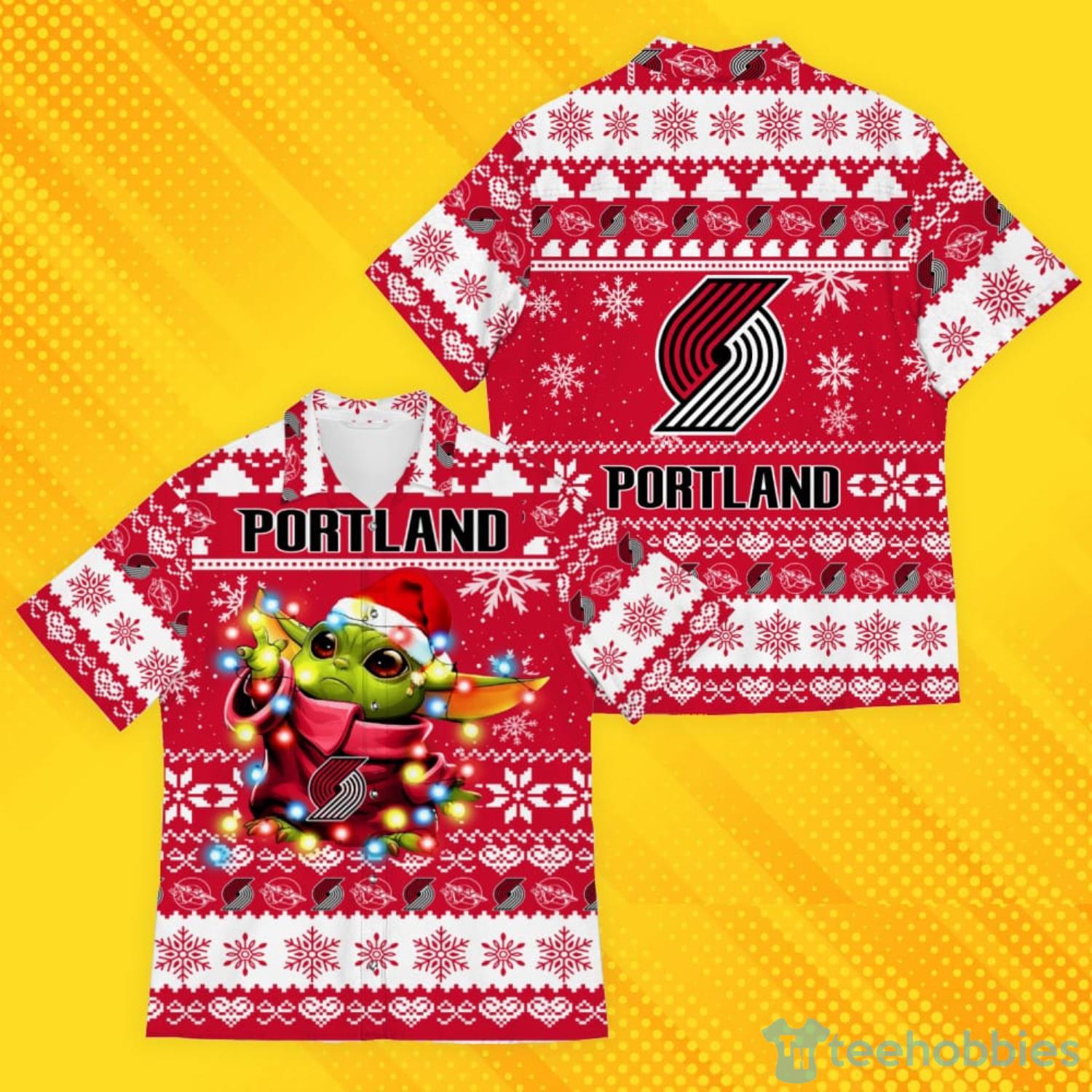 Portland trail outlet blazers christmas jersey