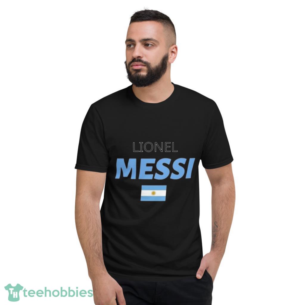Qatar 2022 World Cup Argentina Lionel Messi T-Shirt - Short Sleeve T-Shirt Qatar 2022 World Cup Argentina Lionel Messi T-Shirt - Short Sleeve T-Shirt