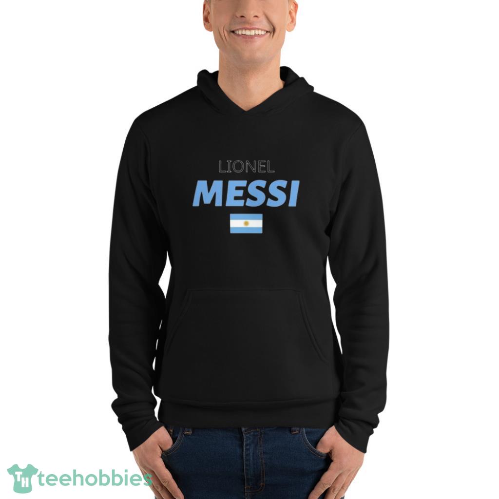 Qatar 2022 World Cup Argentina Lionel Messi T Shirt image Qatar 2022 World Cup Argentina Lionel Messi T-Shirt - Unisex Fleece Pullover Hoodie